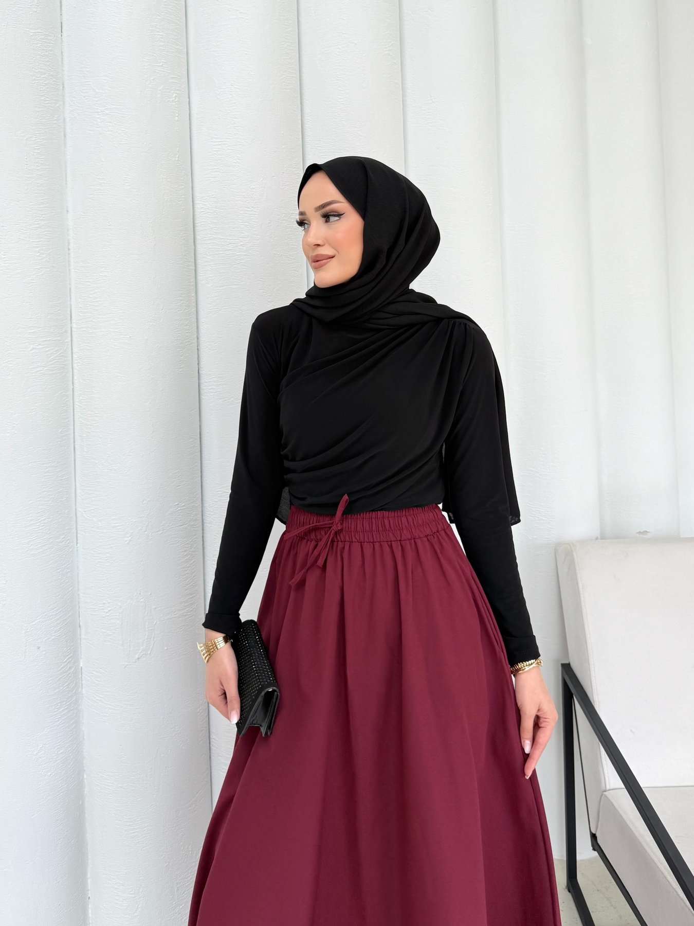 Poplin Etek 68-6166