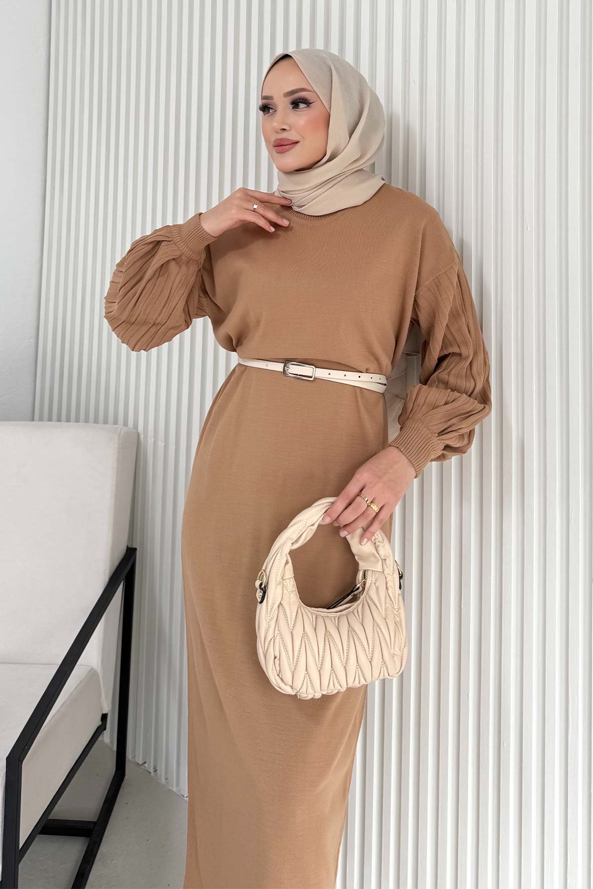 Basic Triko Elbise 70-2421
