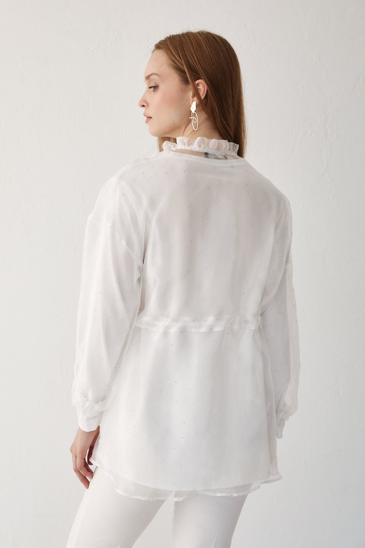 Taşlı Organze Kap 32-3508-1
