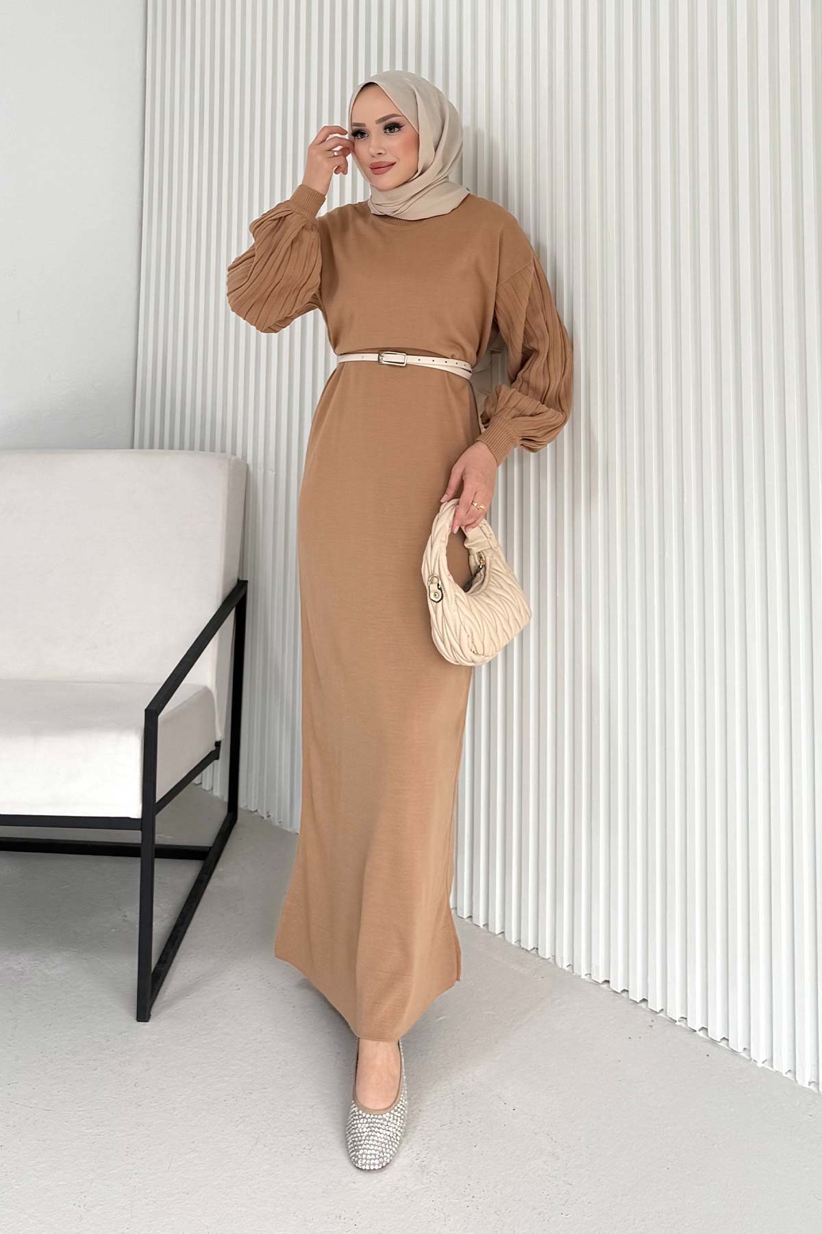 Basic Triko Elbise 70-2421