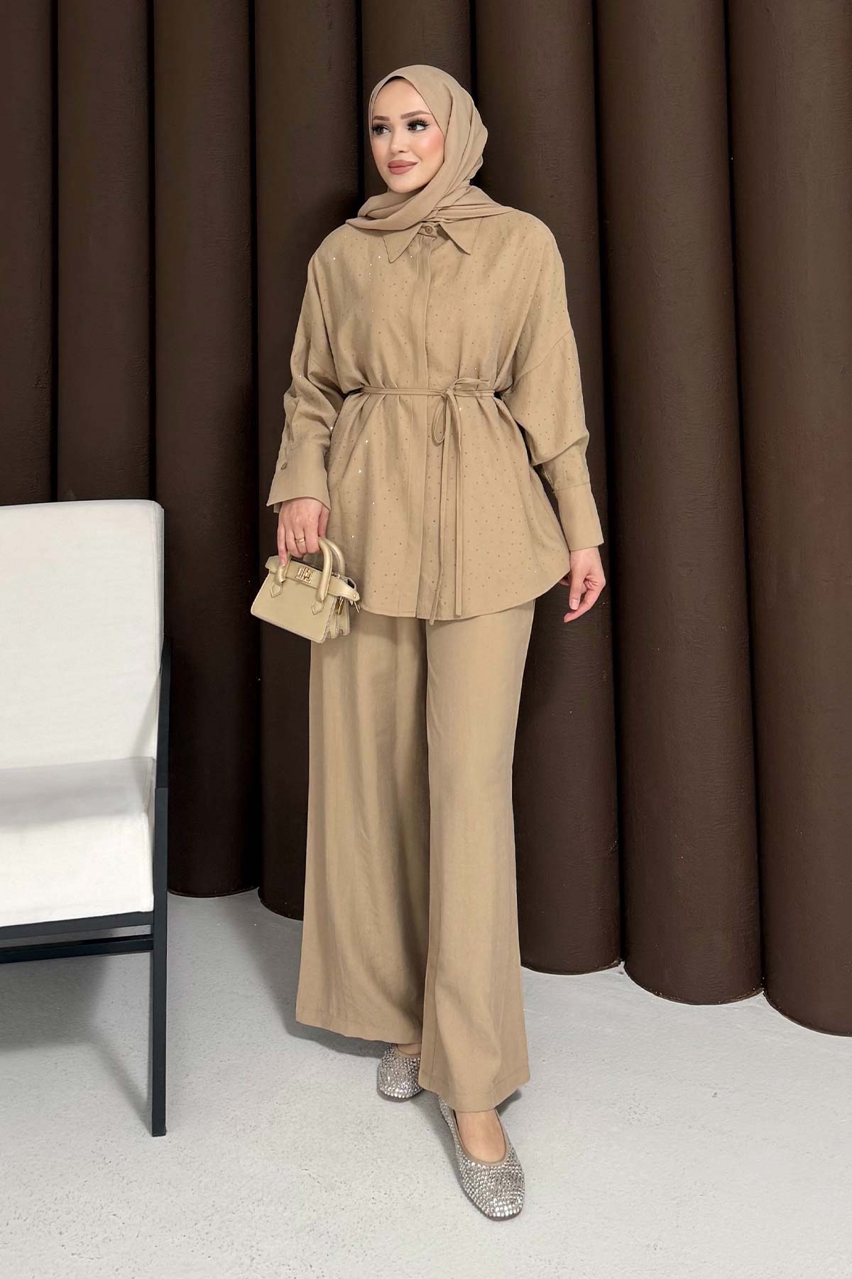 Taşlı Modal Takım 32-3712