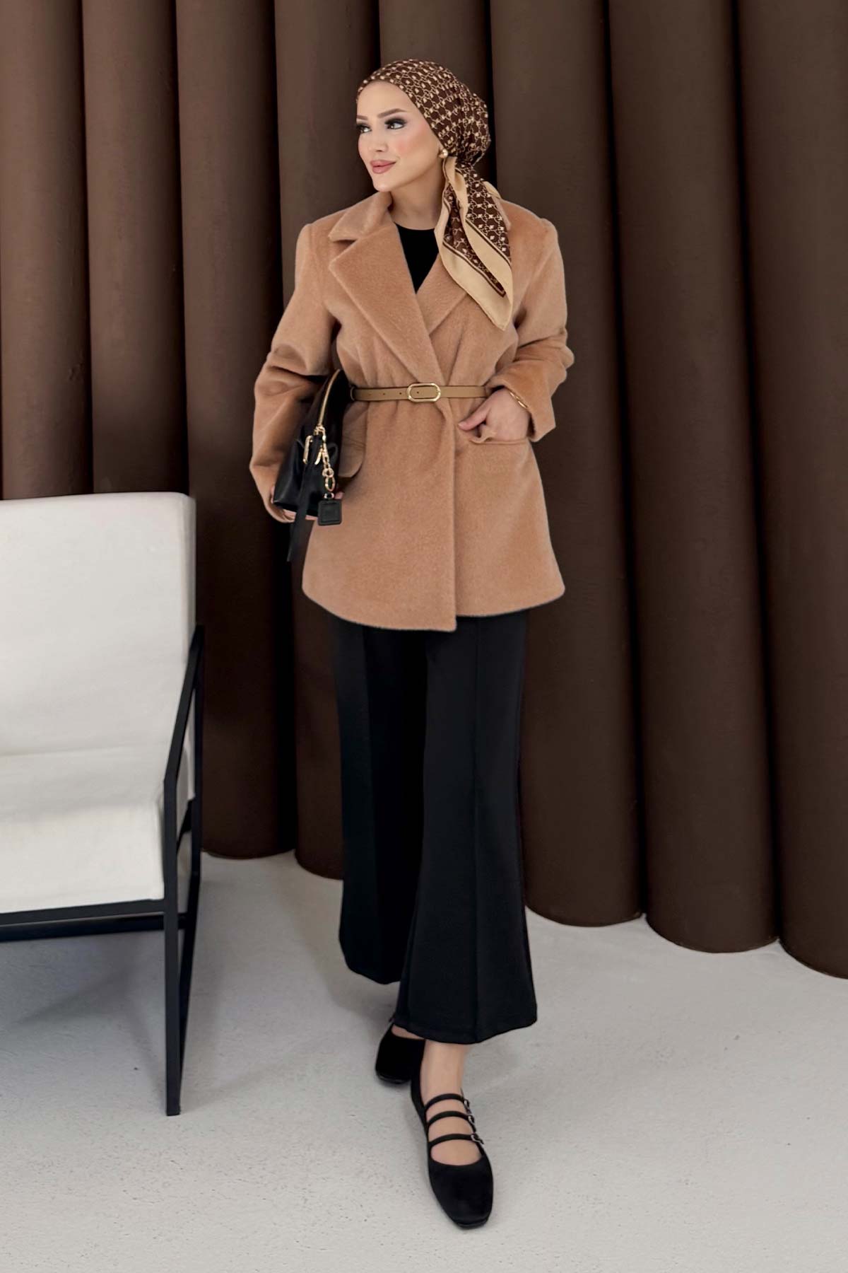 Kemerli Ceket 32-2506