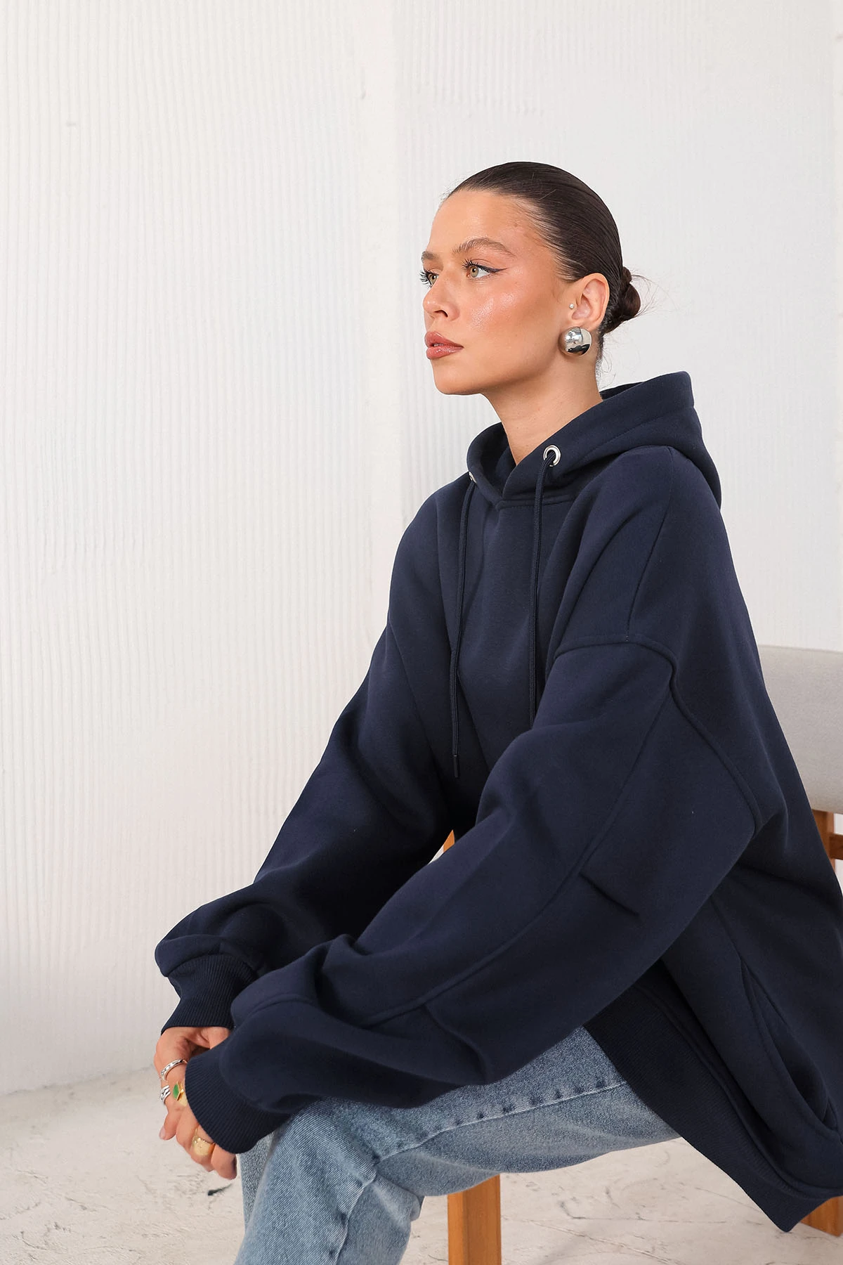 Şardonlu Üç İplik Sweat 3-1102-1