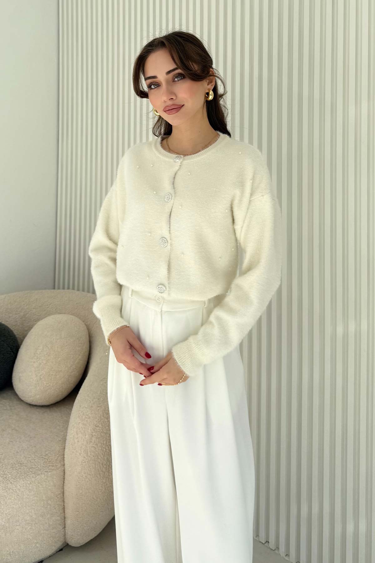 İncili Triko Hırka 70-2461