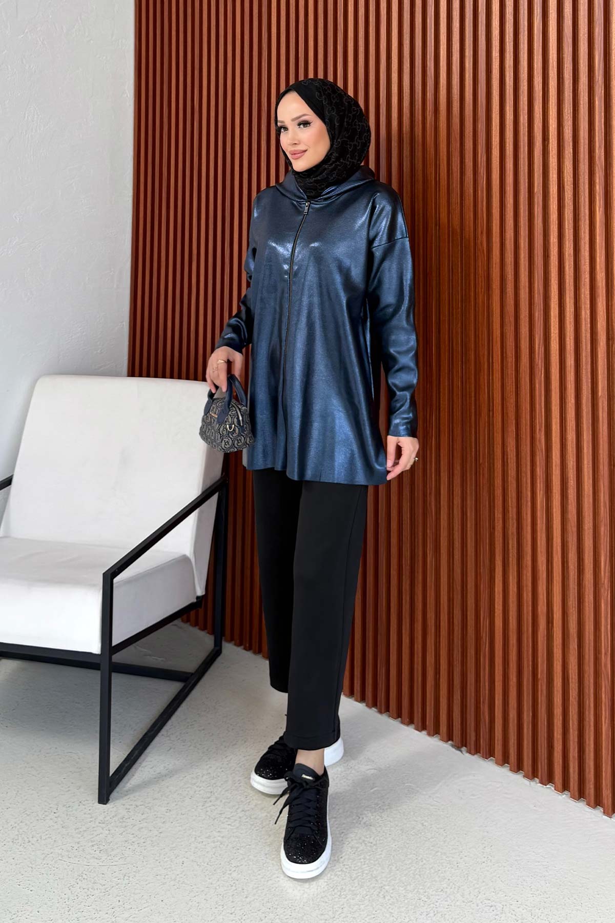 Varaklı Hırka 32-7045-1