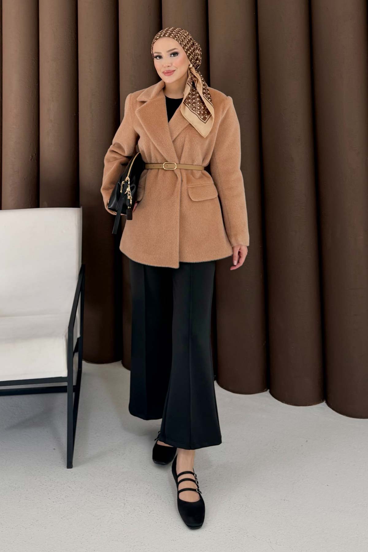 Kemerli Ceket 32-2506