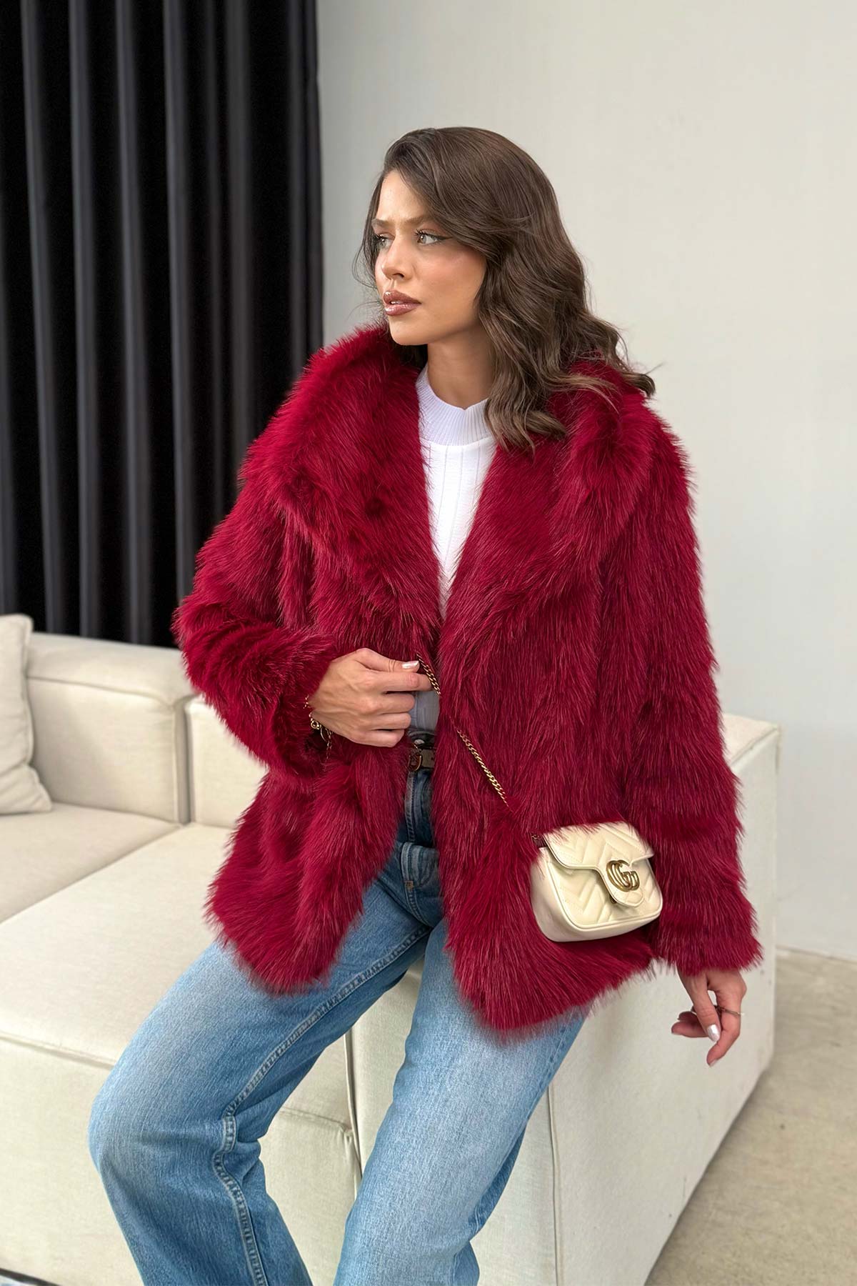 Suni Kürk Mont 32-6204