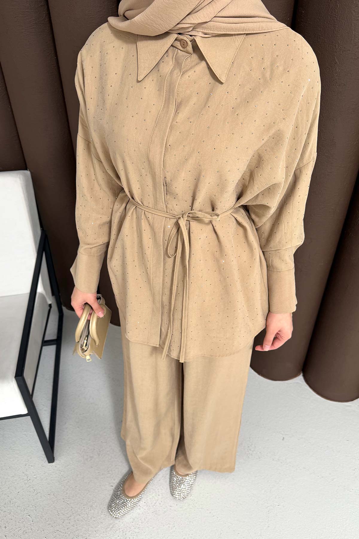 Taşlı Modal Takım 32-3712