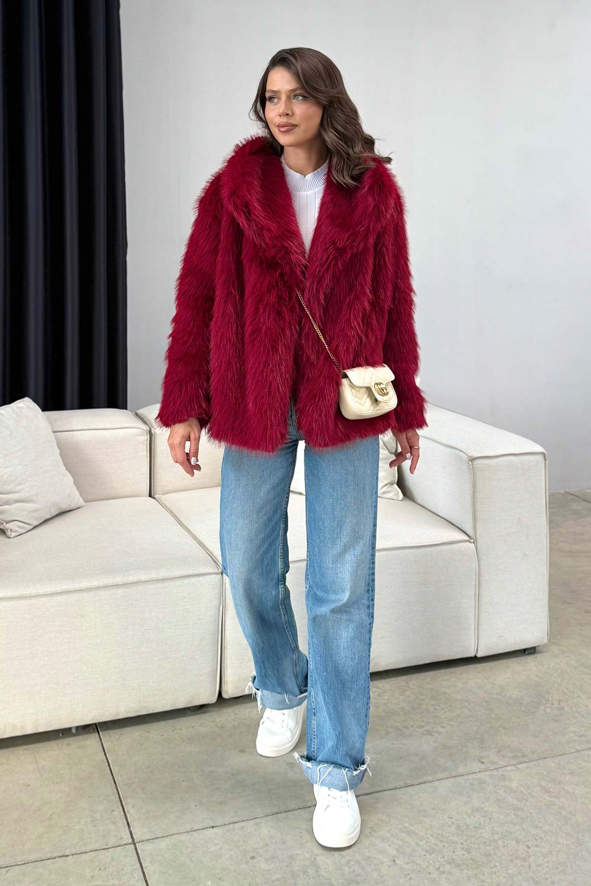 Suni Kürk Mont 32-6204