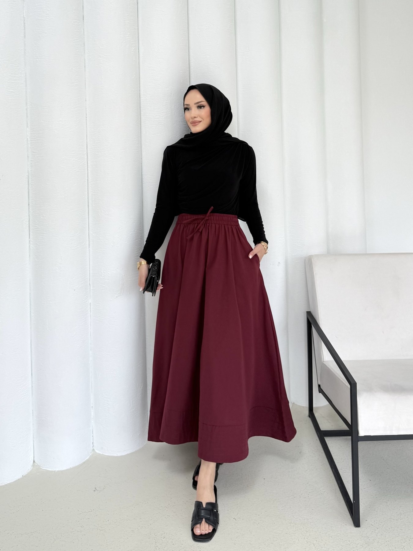 Poplin Etek 68-6166