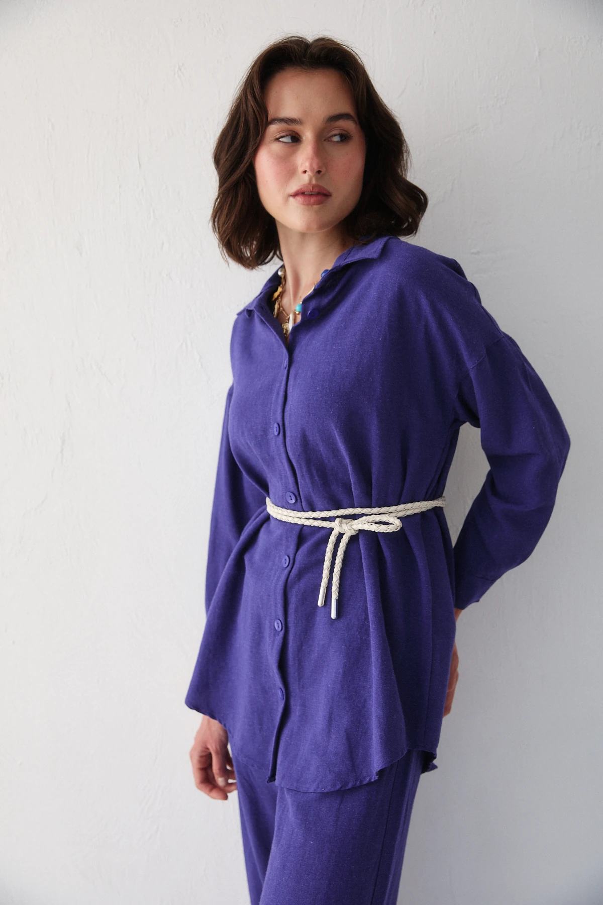 Keten Gömlekli Takım 32-3560