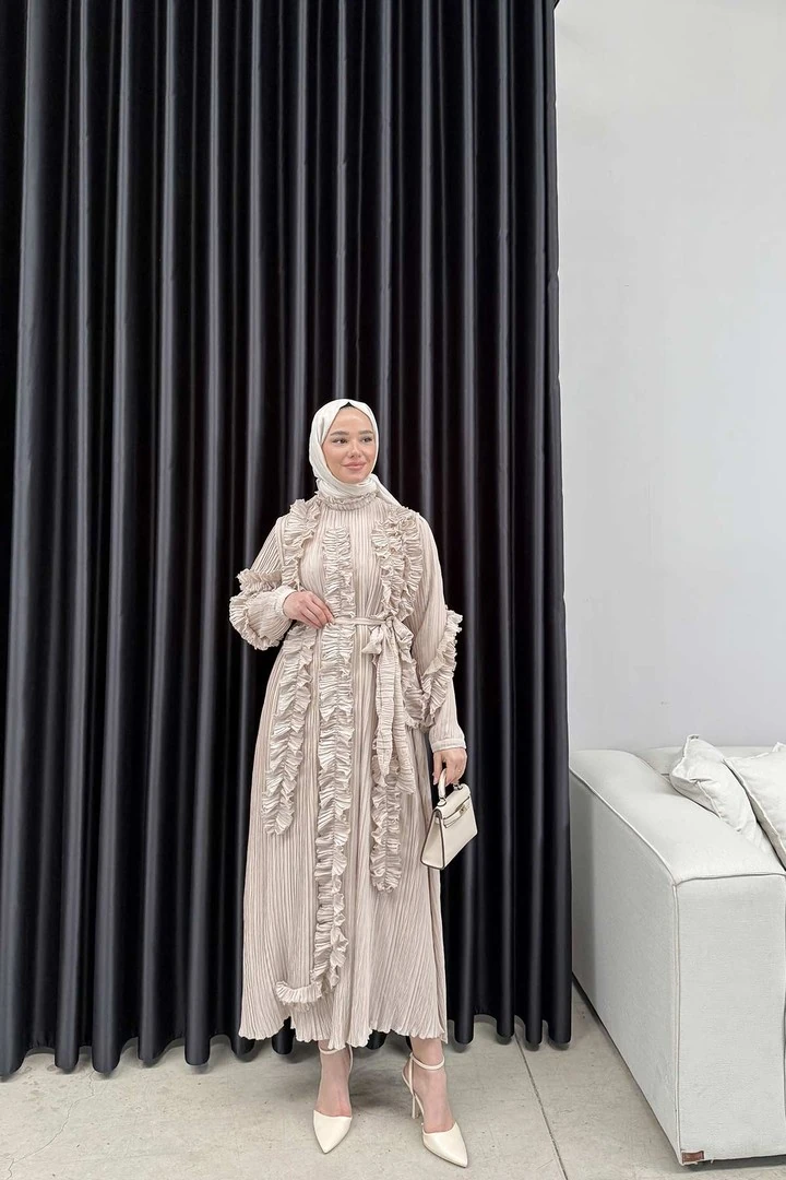 Pilise Detaylı Elbise 32-3027-1