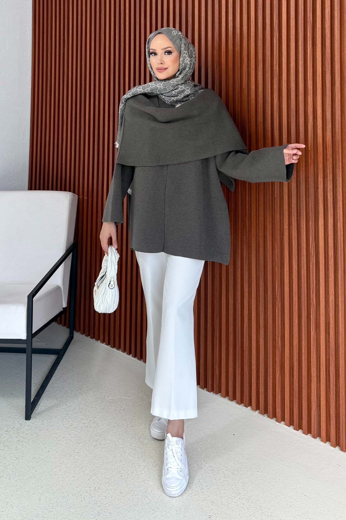 Triko Şallı Hırka 3-1519