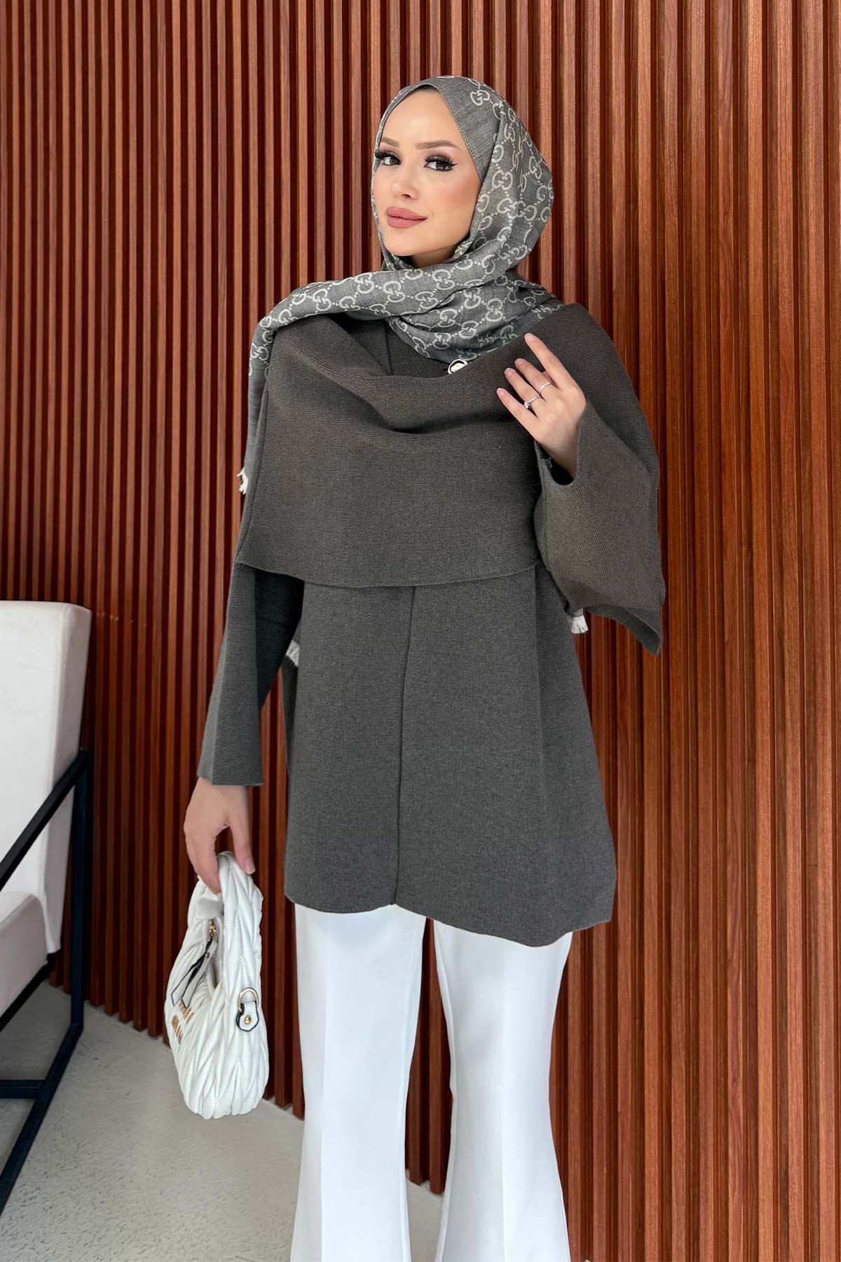 Triko Şallı Hırka 3-1519