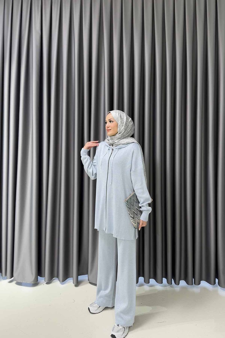 Simli Merserize Triko Takım 32-7010