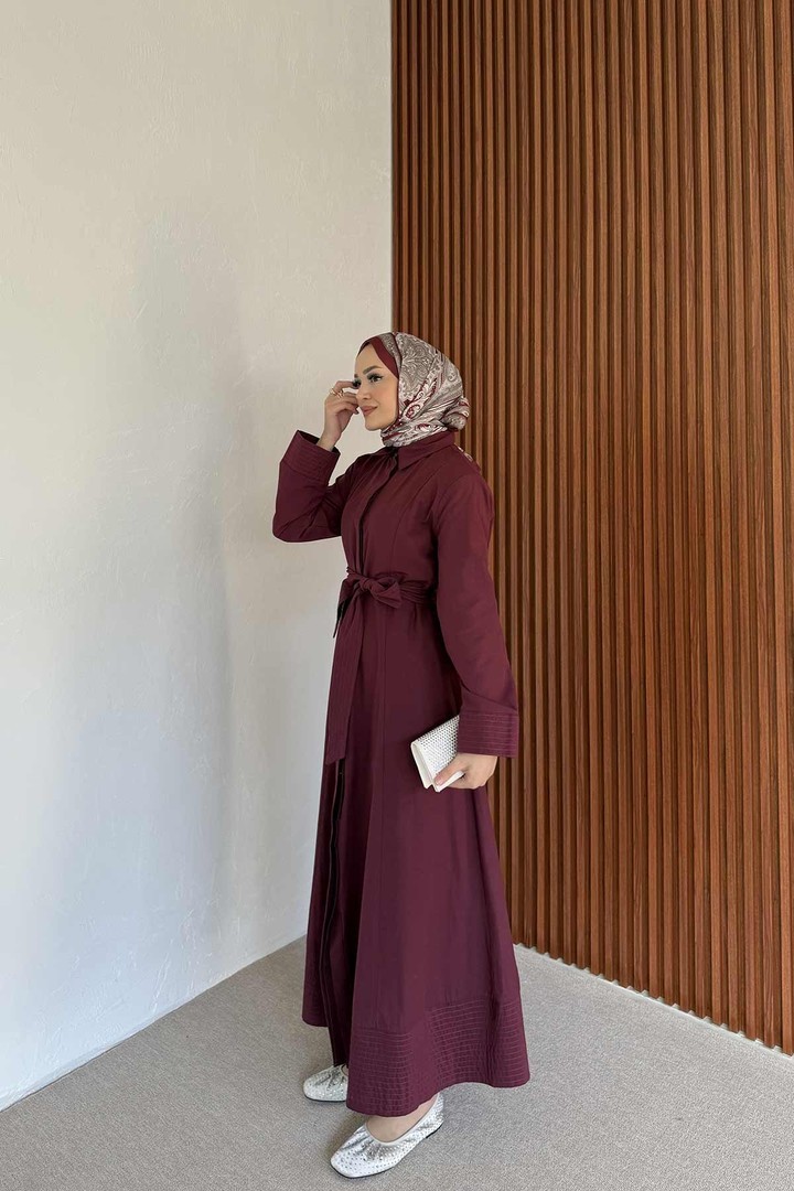 Poplin Elbise 3-2229