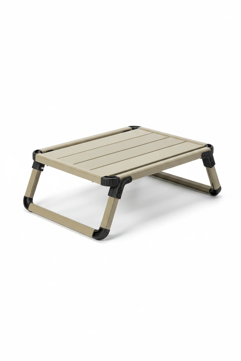 Alüminyum Katlanır Sehpa - Cappuccino