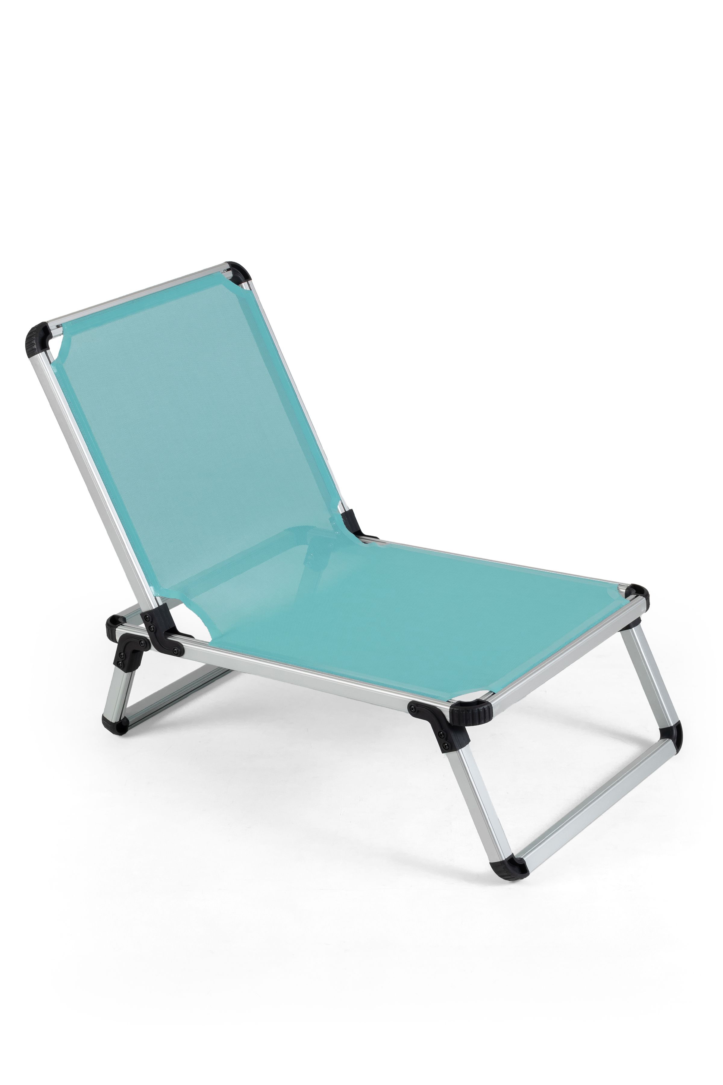 Aluminum Foldable Mini Sun Lounger - turquoise