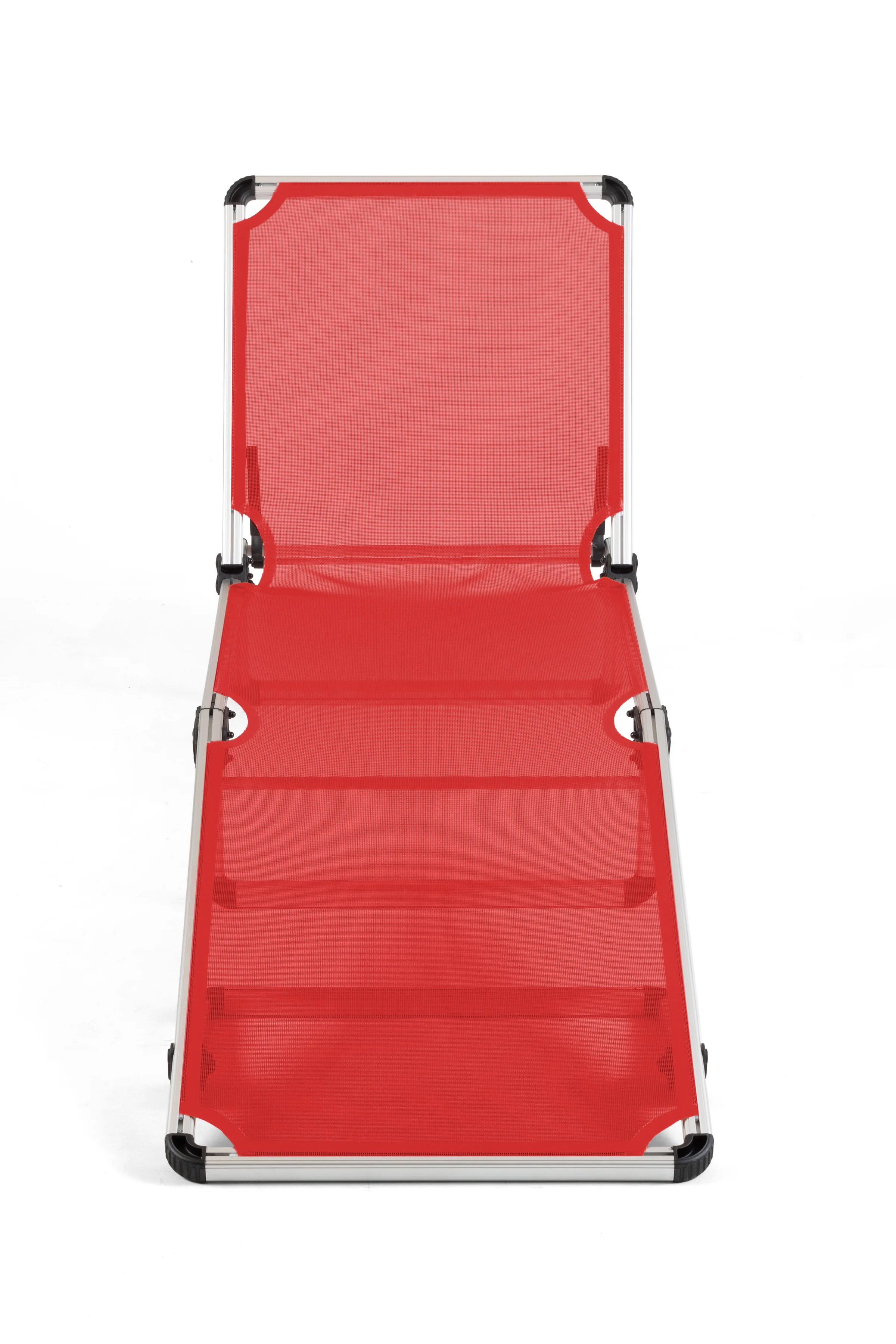 Alüminyum Katlanır ve Taşınır Şezlong - Red
