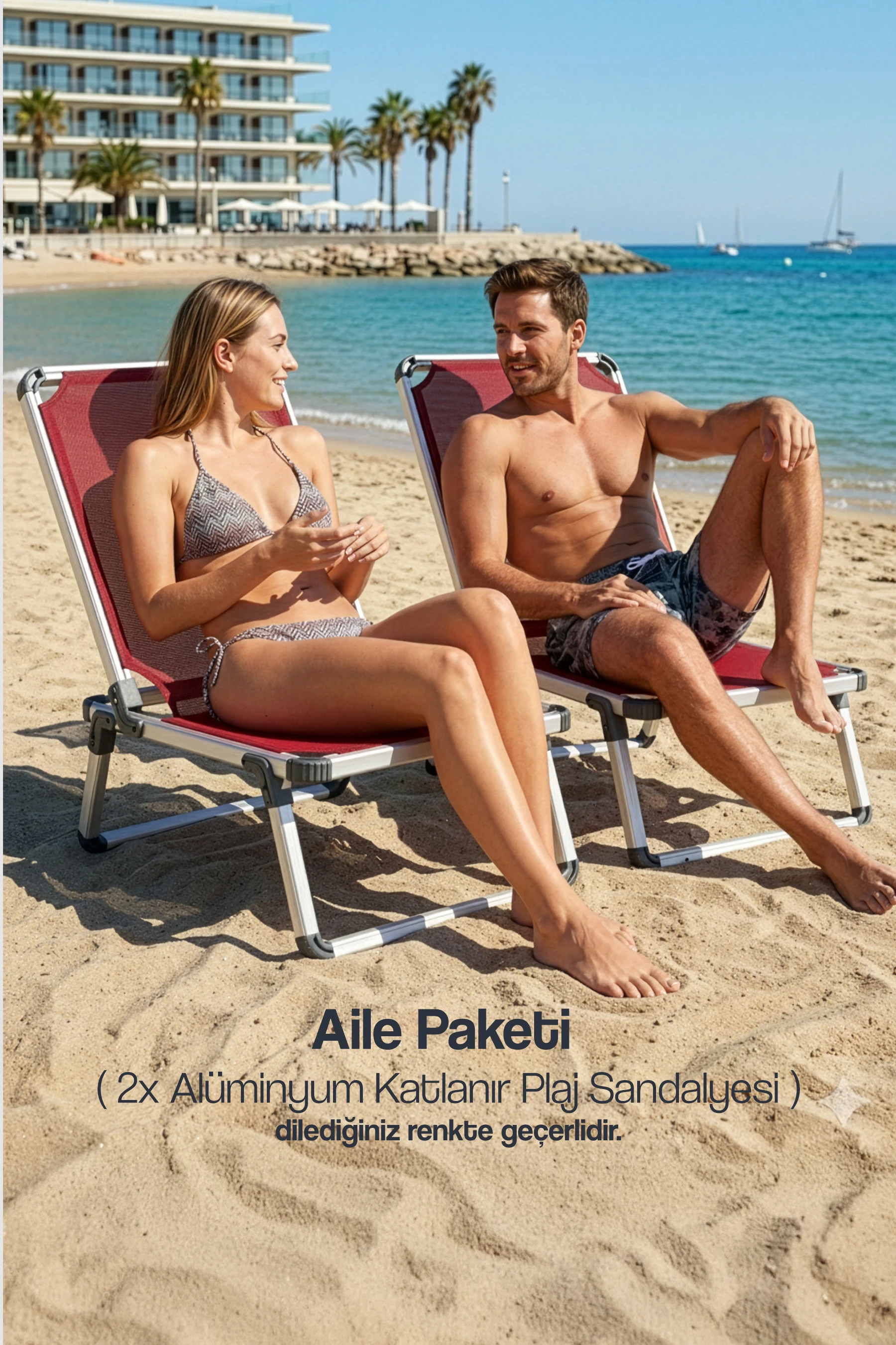 2'li Avantajlı Plaj Sandalyesi Paketi