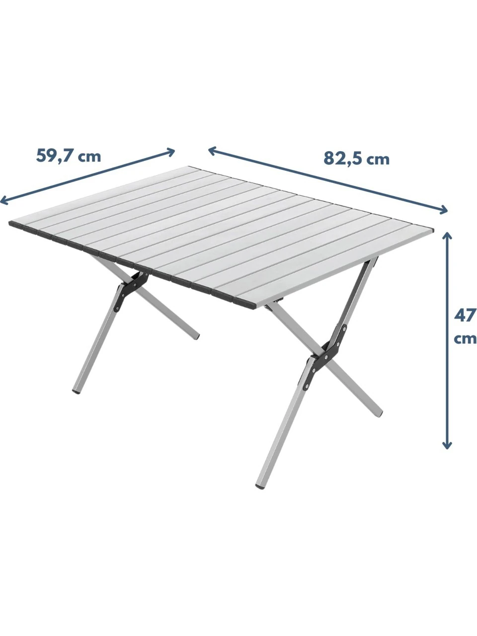 Alüminyum Katlanır Kamp Masası - Beyaz