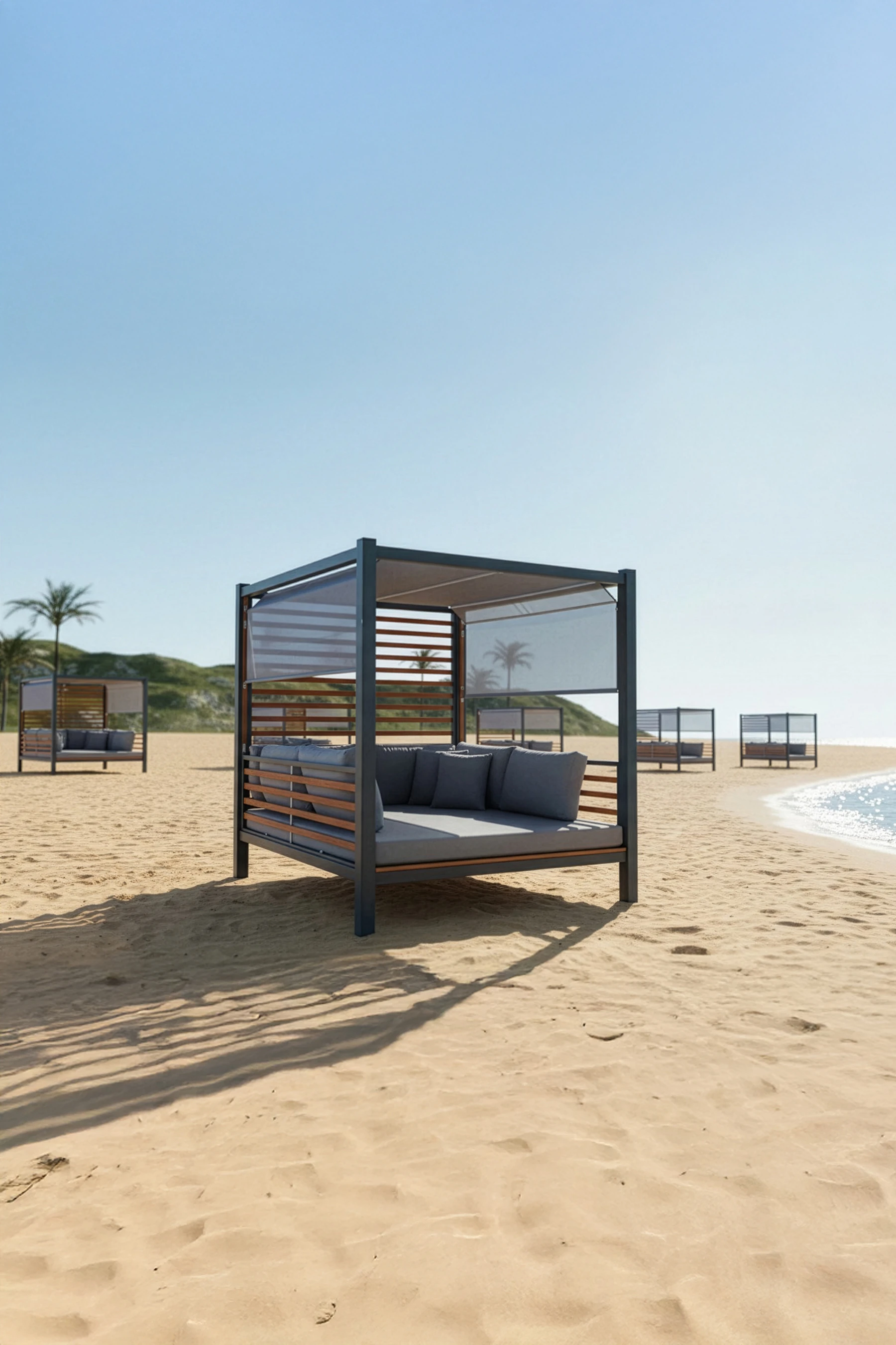 Alüminyum Plaj Locası I COMO