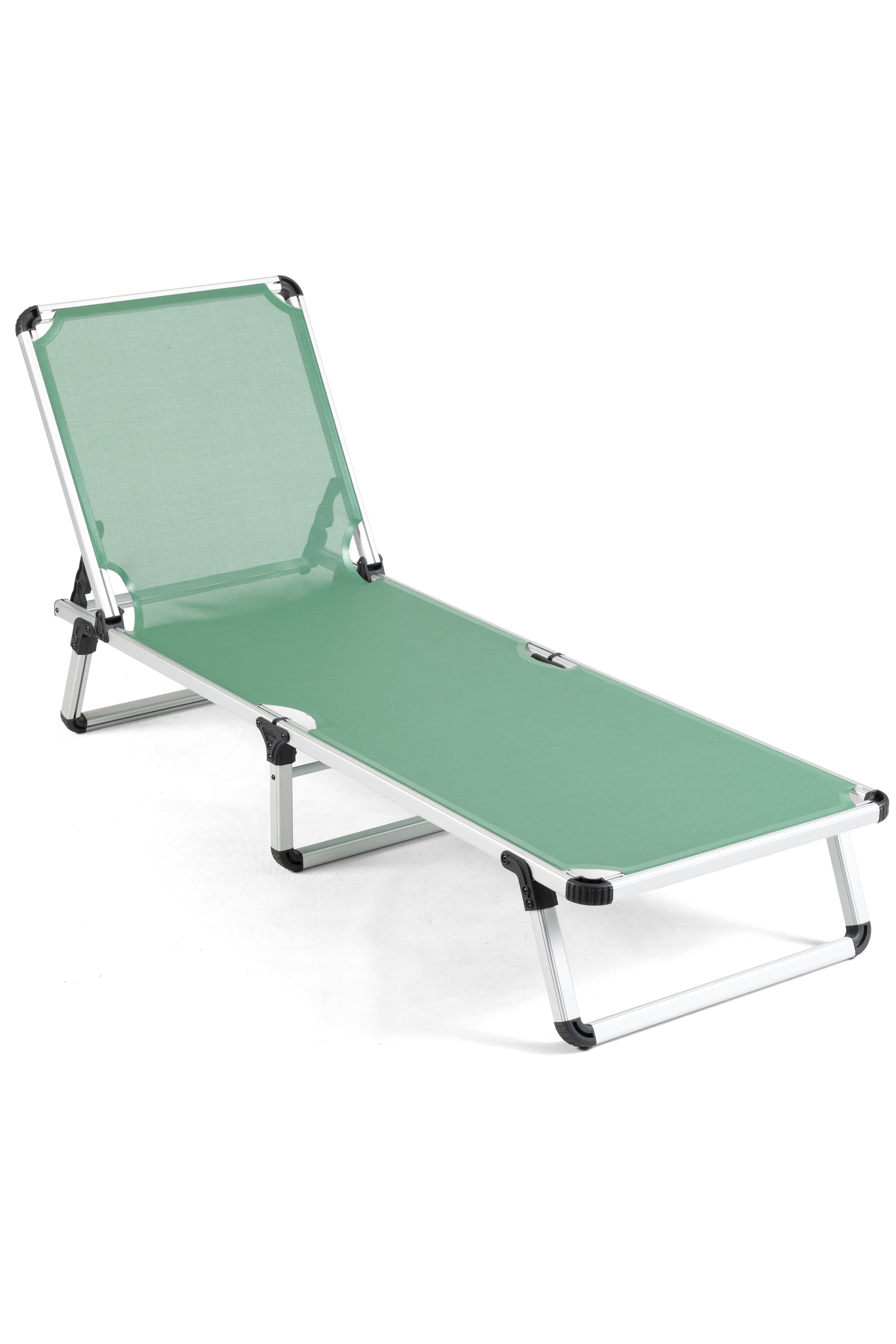 Aluminum Foldable and Portable Sun Lounger - Forest