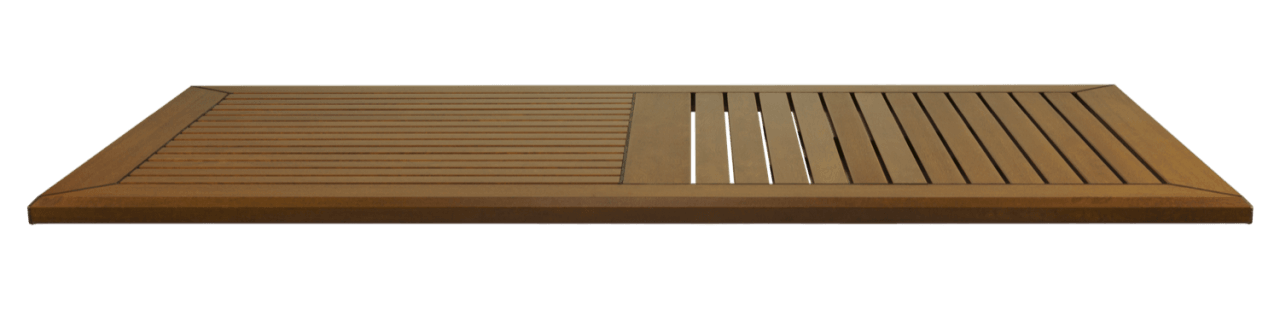 Alüminyum Masa Tablası I Air 30mm - Teak