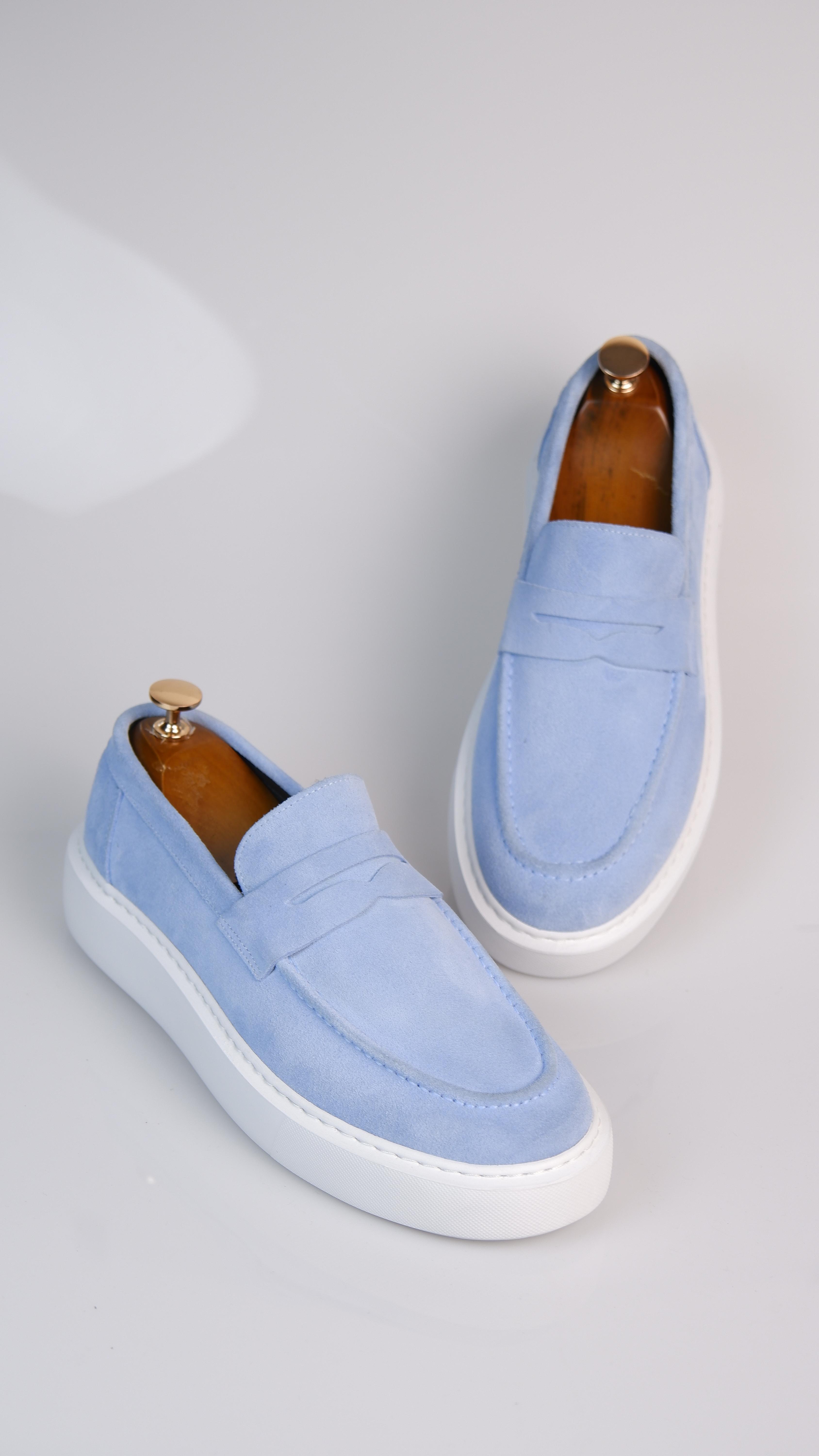 Dumas Model Hakiki Natural Set Deri Loafer Ayakkabı - Cam Göbeği