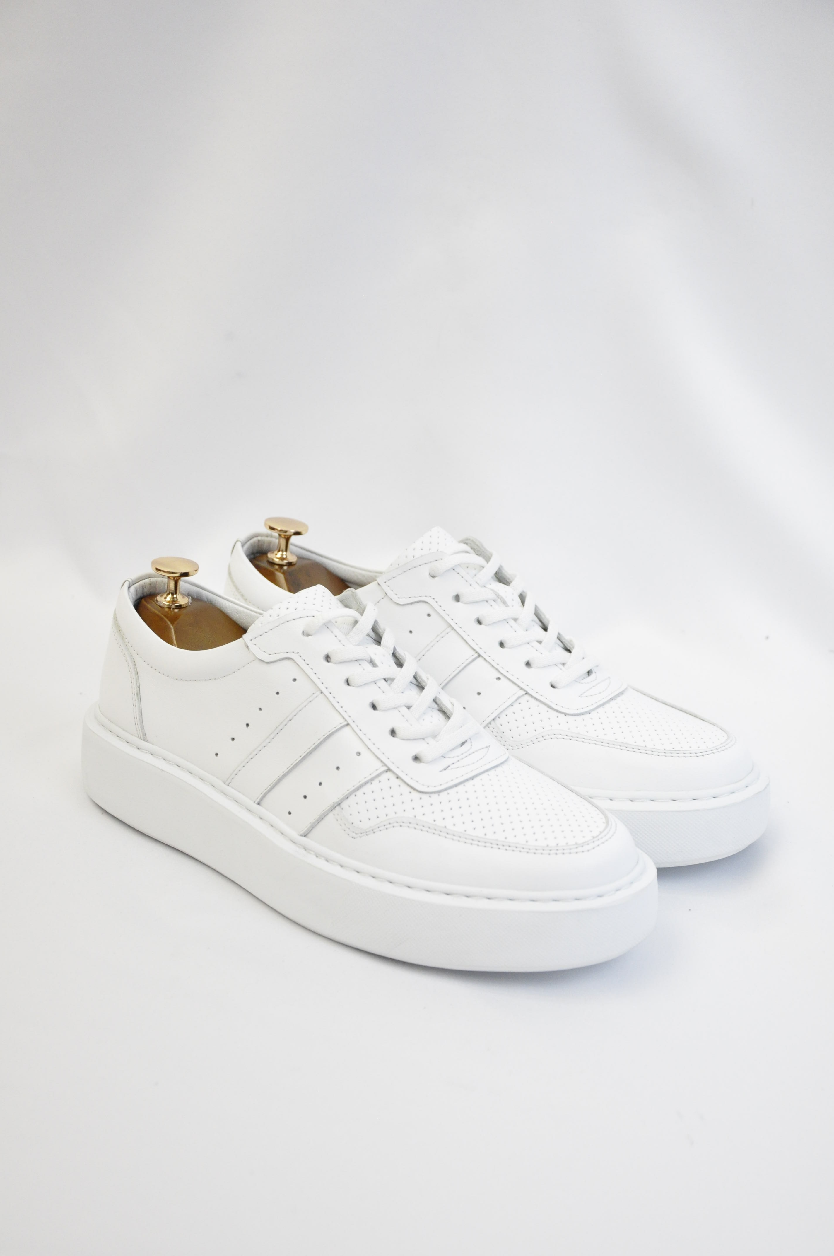 Viper Model Hakiki Natural Deri Sneaker Ayakkabı - Beyaz