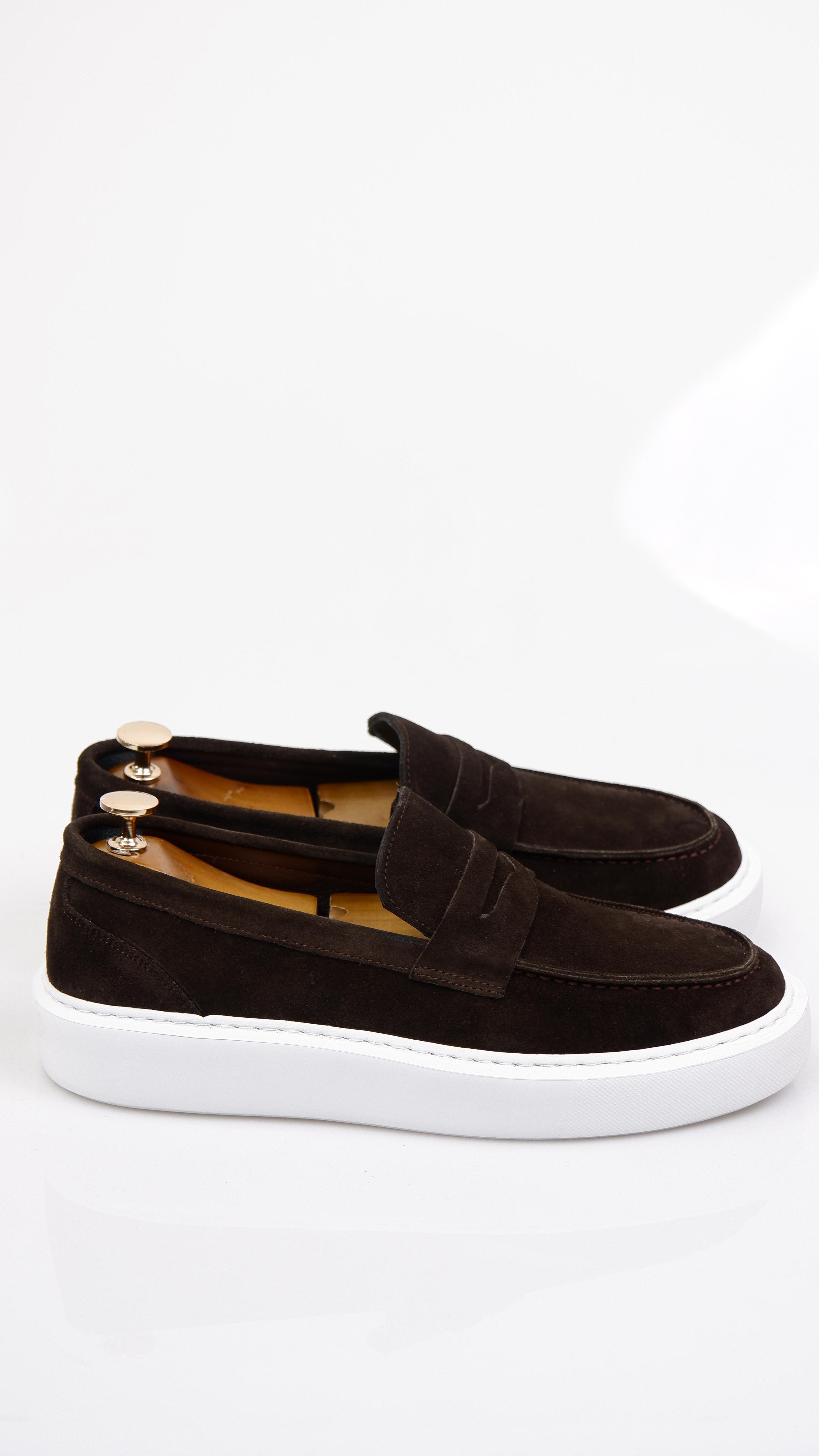 Dumas Model Hakiki Natural Set Deri Loafer Ayakkabı - Kahverengi