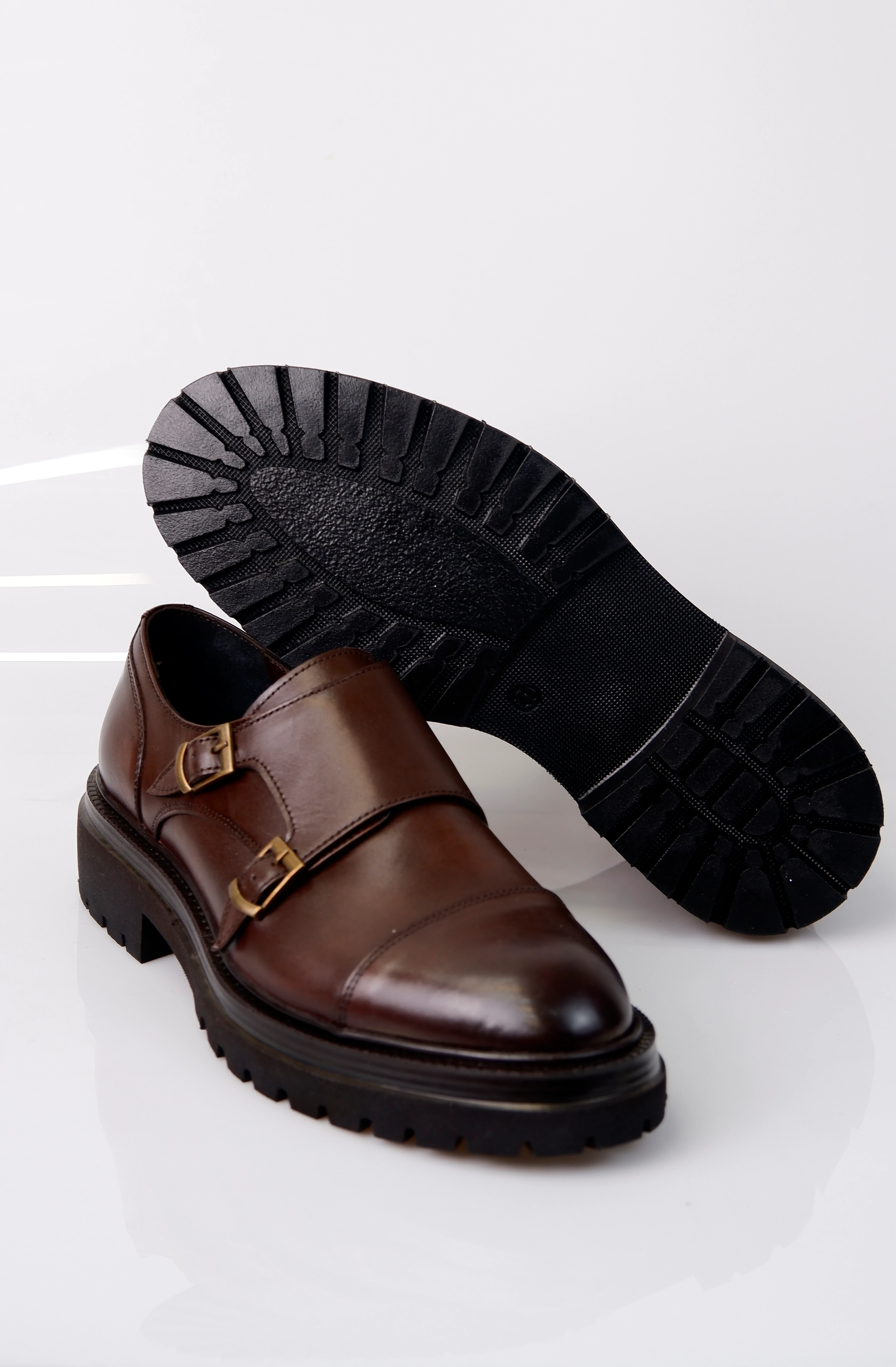 Sentinel Model Hakiki Natural Deri Casual Ayakkabı - Kahverengi