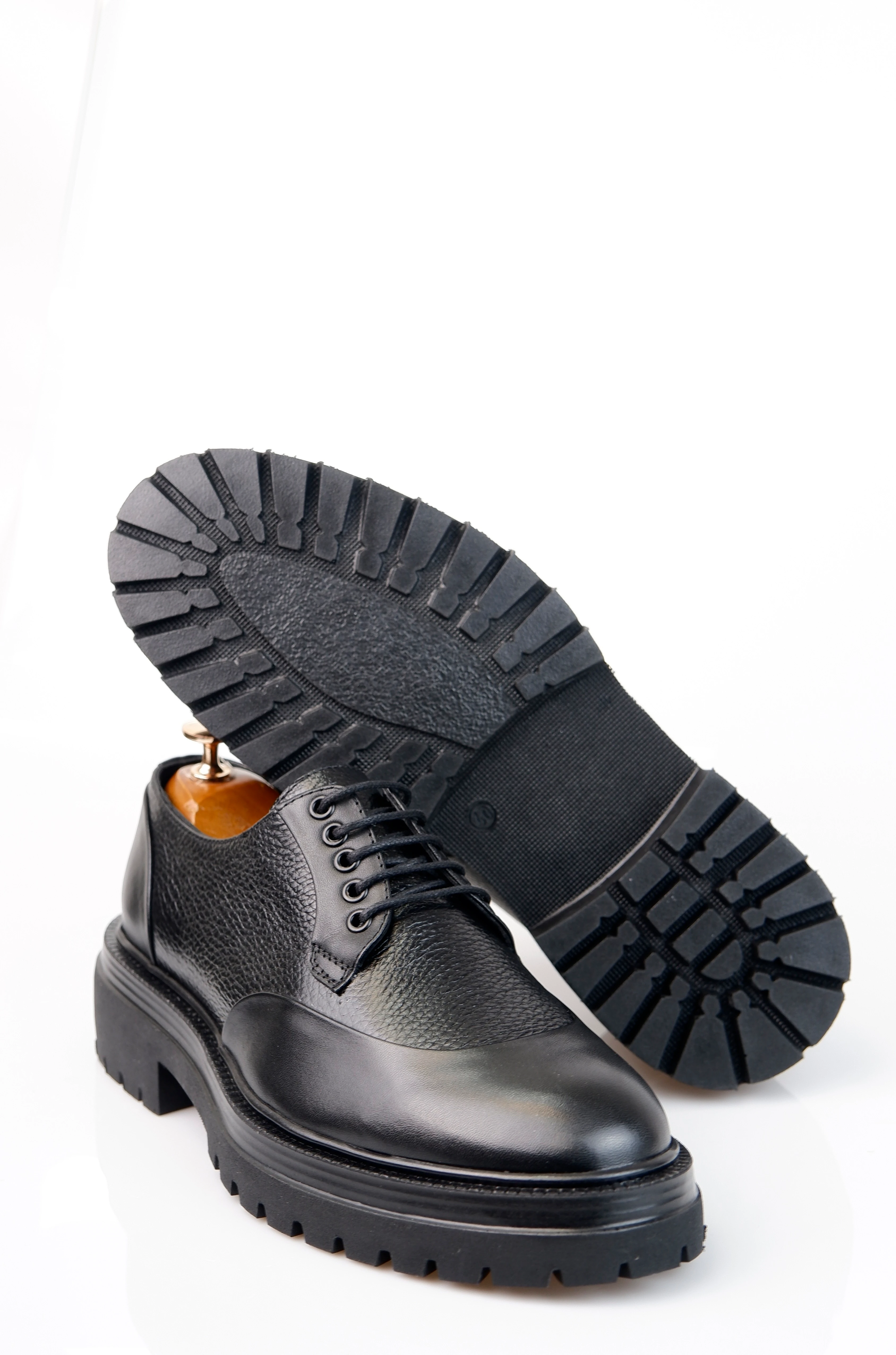 Titan Model Hakiki Floater Kombinasyon Deri Ayakkabı