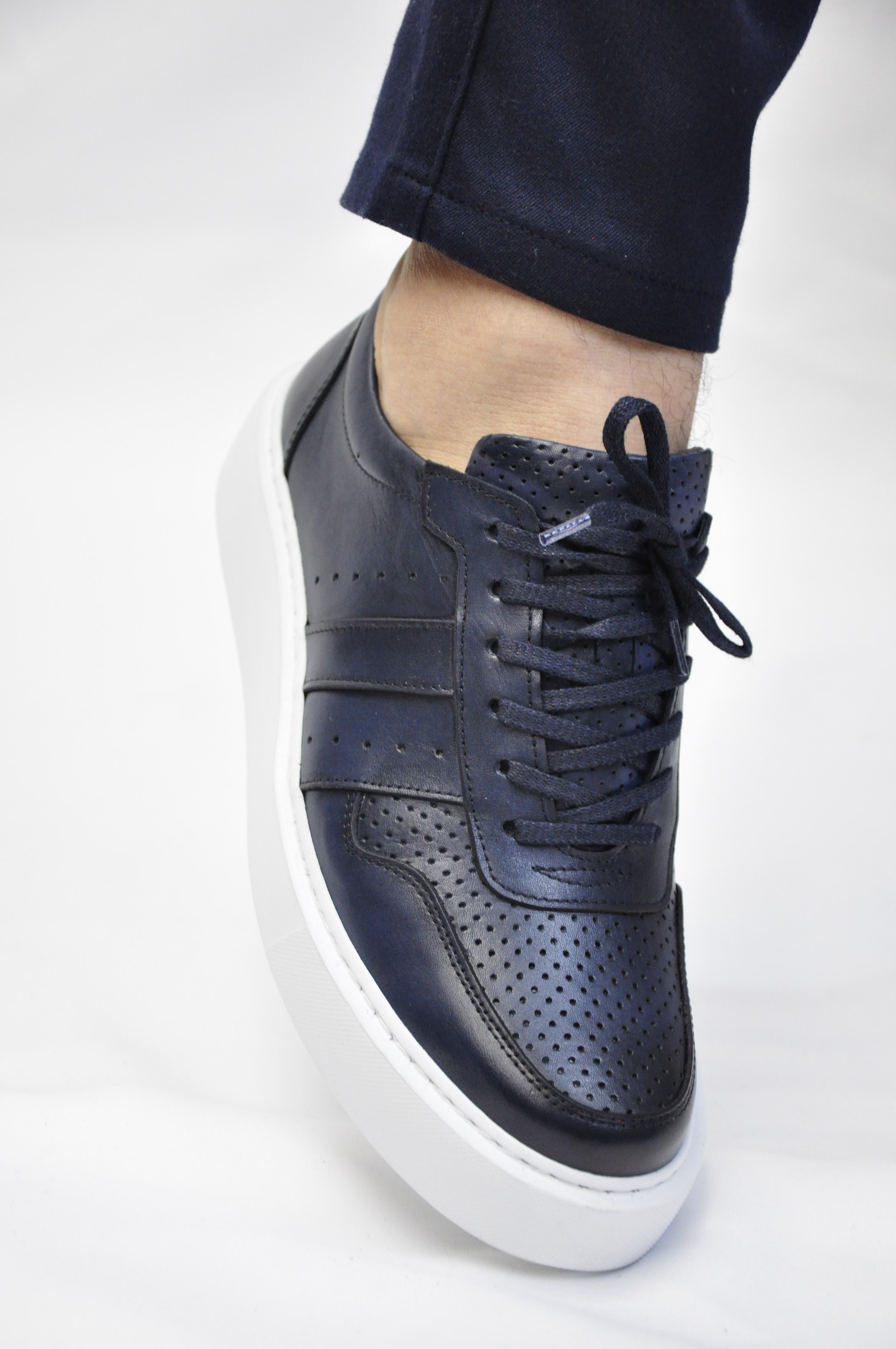 Viper Model Hakiki Natural Deri Sneaker Ayakkabı