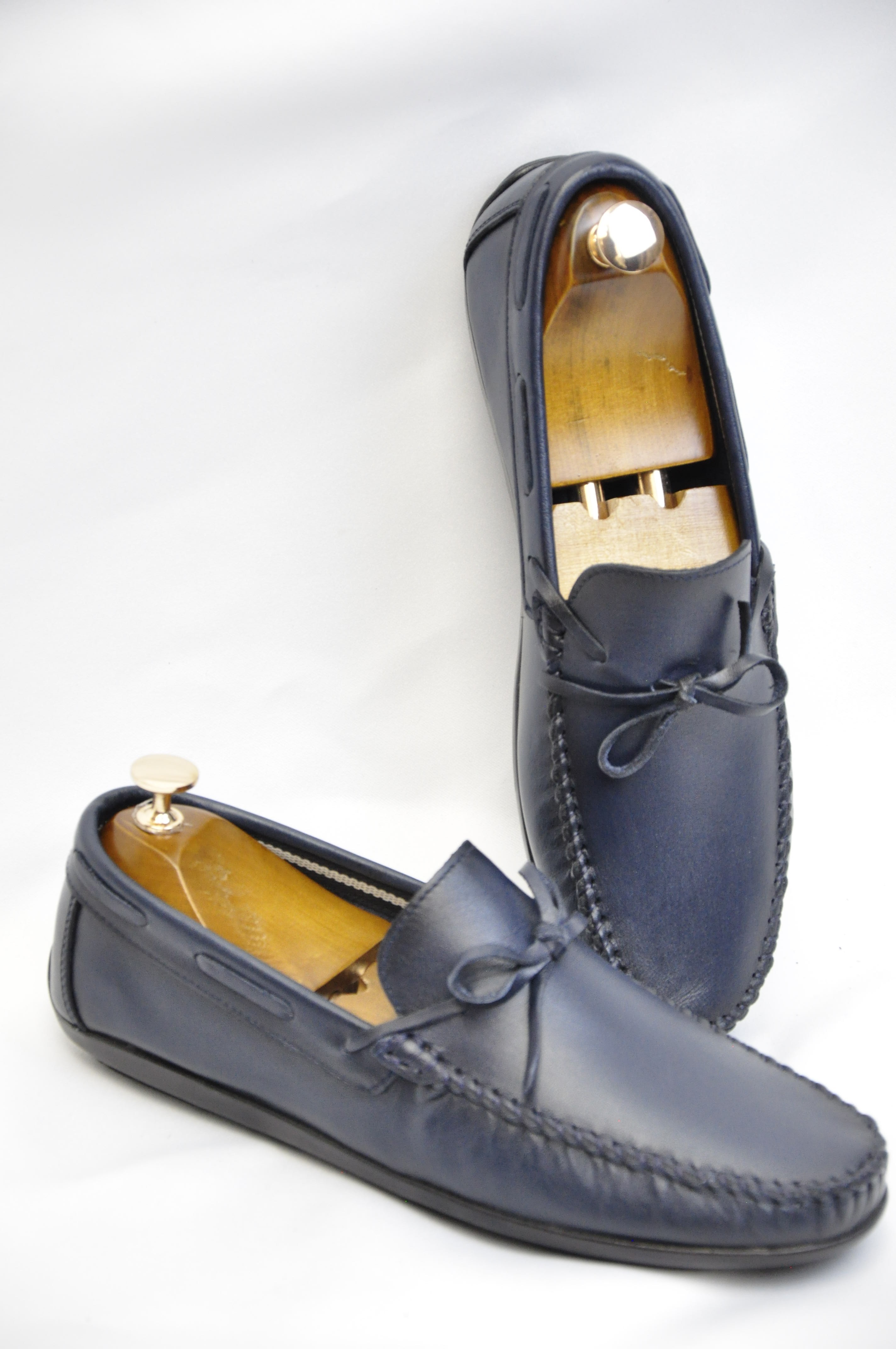 Roc Model Hakiki Natural Deri LoaferAyakkabı - LACİVERT