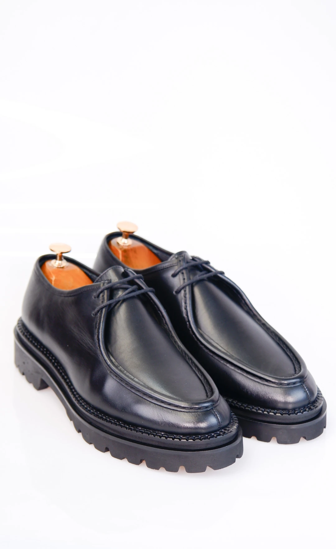 Brand Model Hakiki Natural Deri Casual Ayakkabı - Siyah