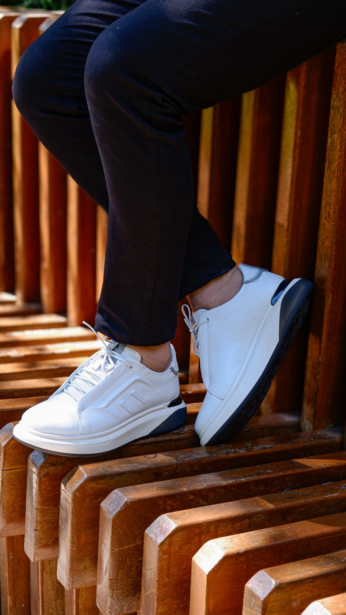 Claw Model Hakiki Natural Deri Köpük Comfort Taban Sneaker Ayakkabı - Grii