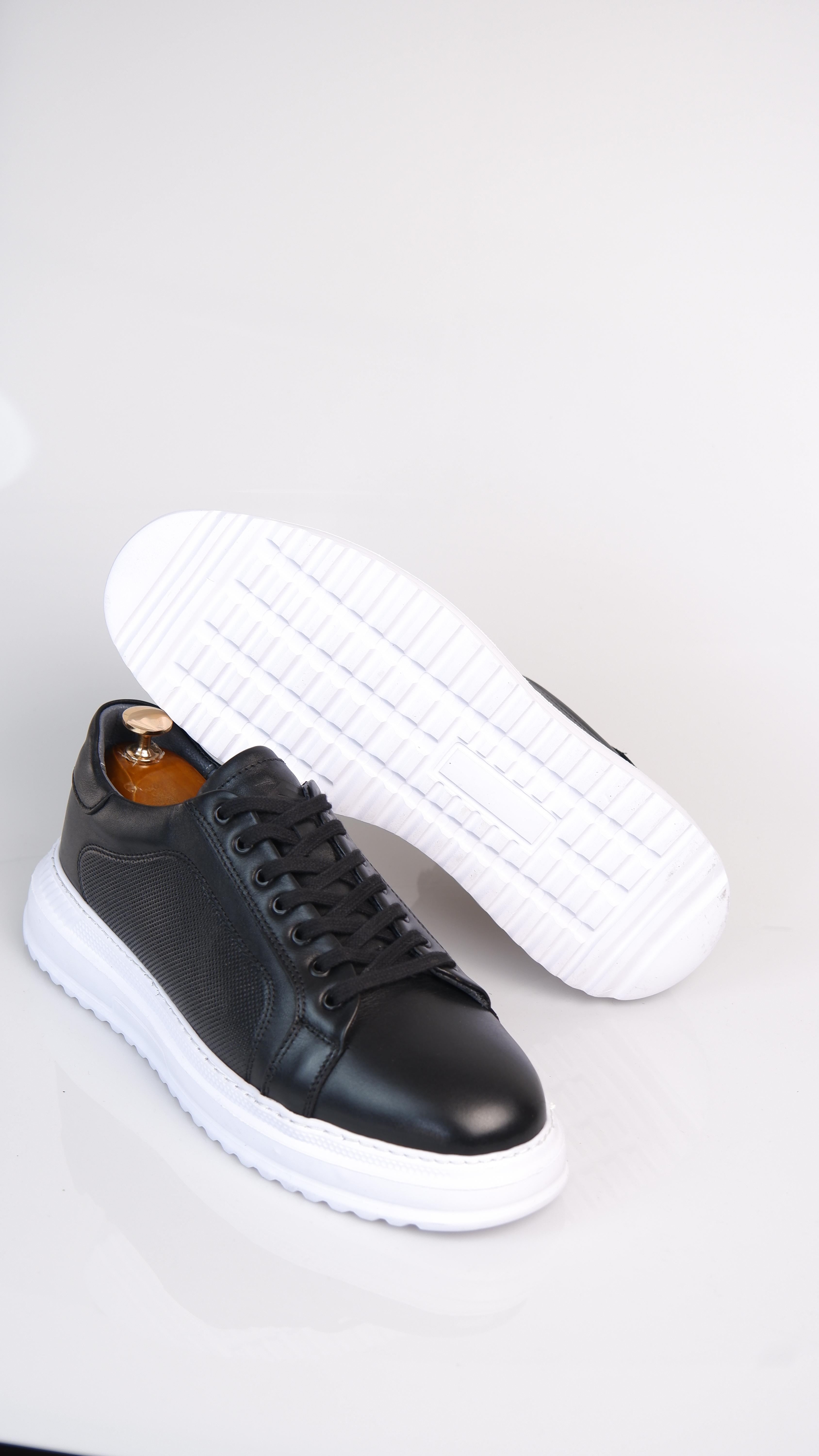Viktor Model Hakiki Natural Deri Sneaker Ayakkabı