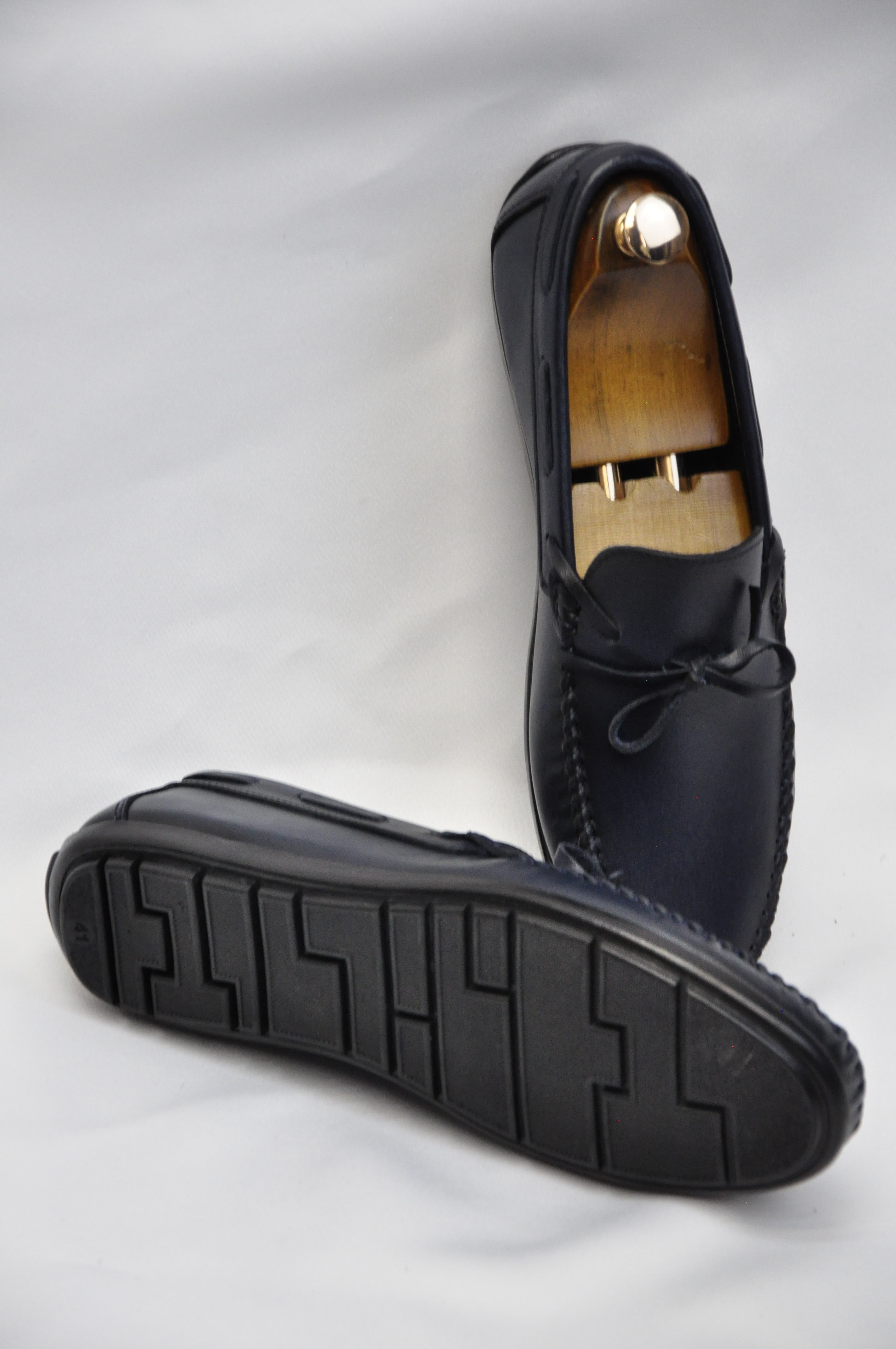 Roc Model Hakiki Natural Deri LoaferAyakkabı - LACİVERT