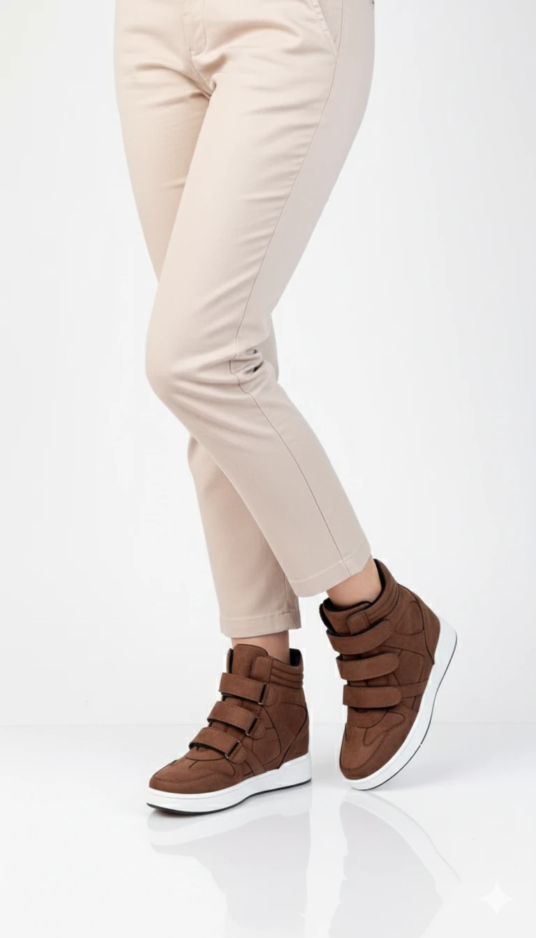 Vernon Model Kadın Günlük Sneaker Ayakkabı - Kahverengi