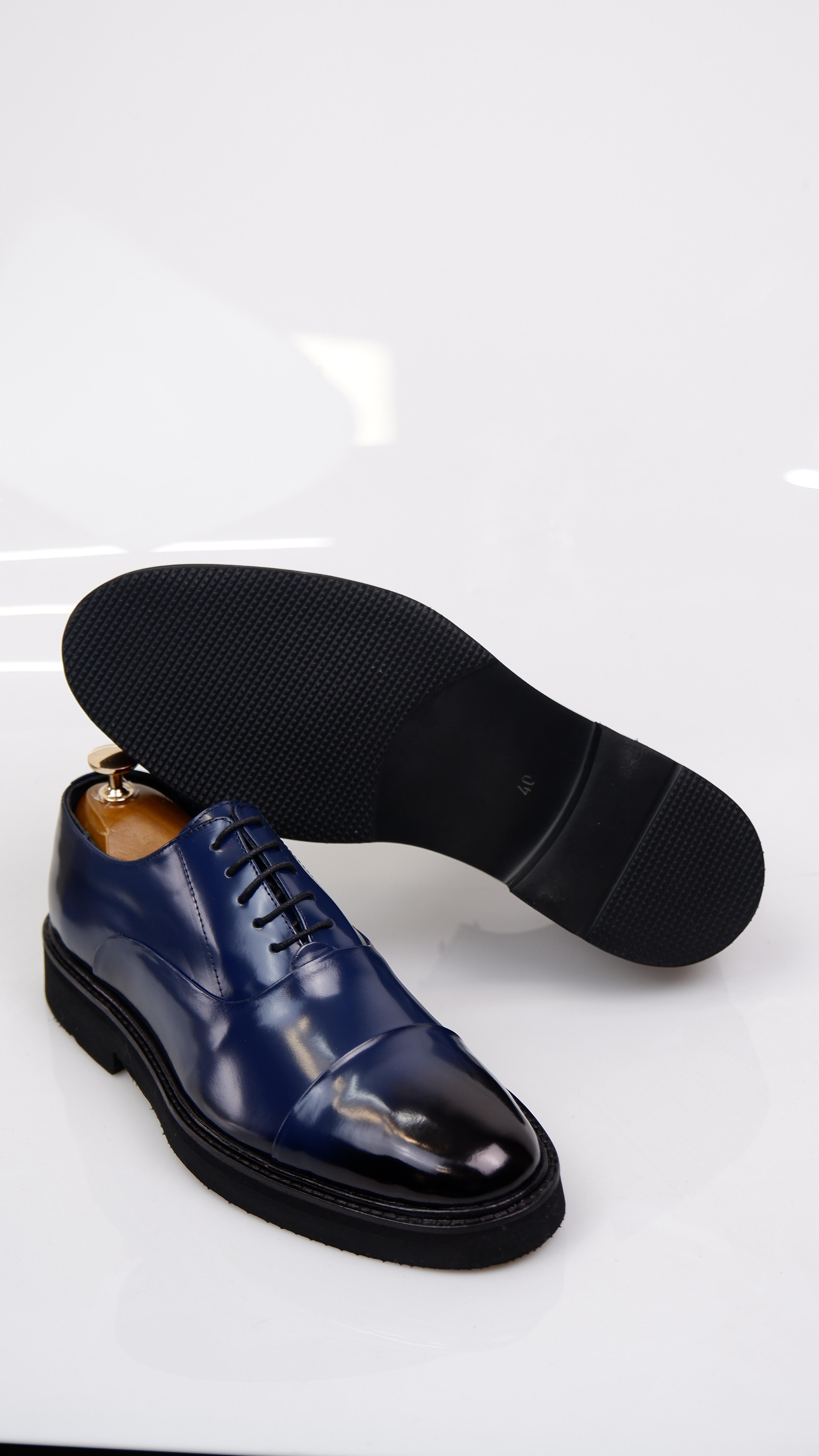 Victory Model Orijinal Deri Loafer Ayakkabı - LACİVERT