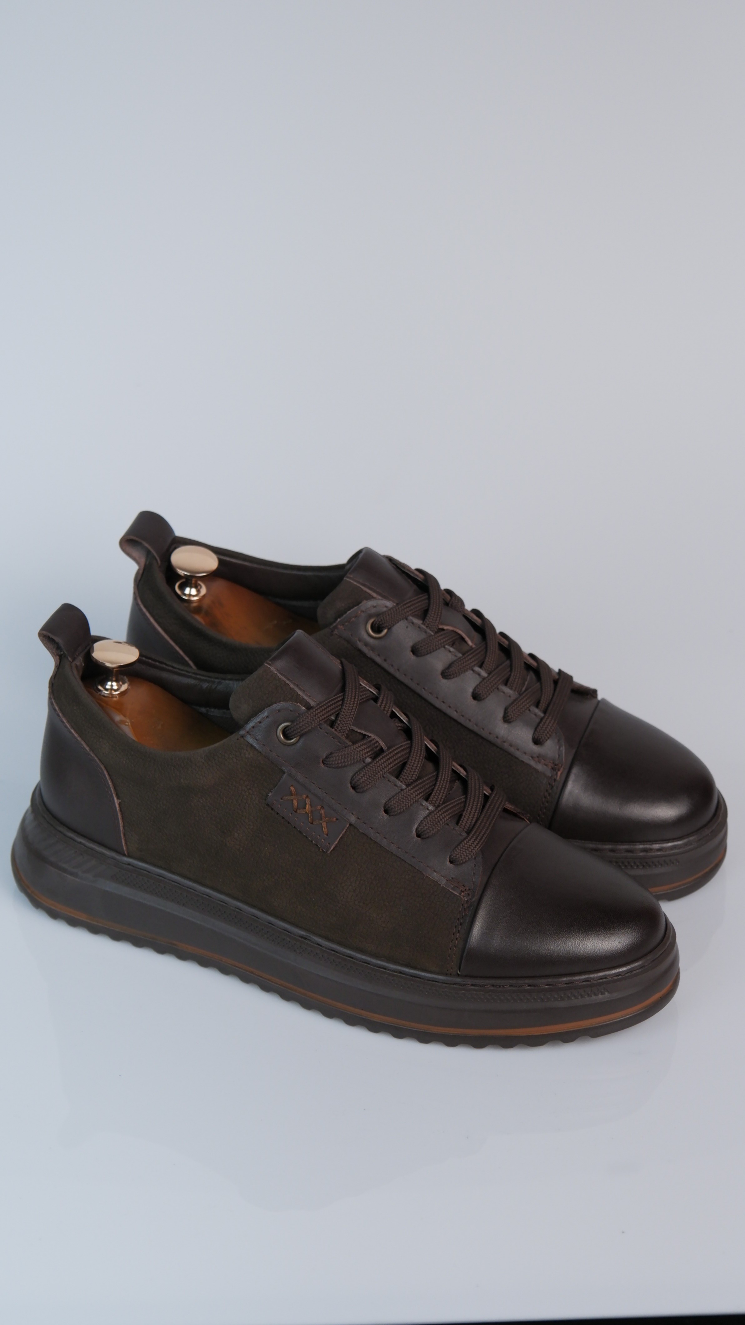 Oslo V2 Model Hakiki Natural Deri Sneaker Ayakkabı