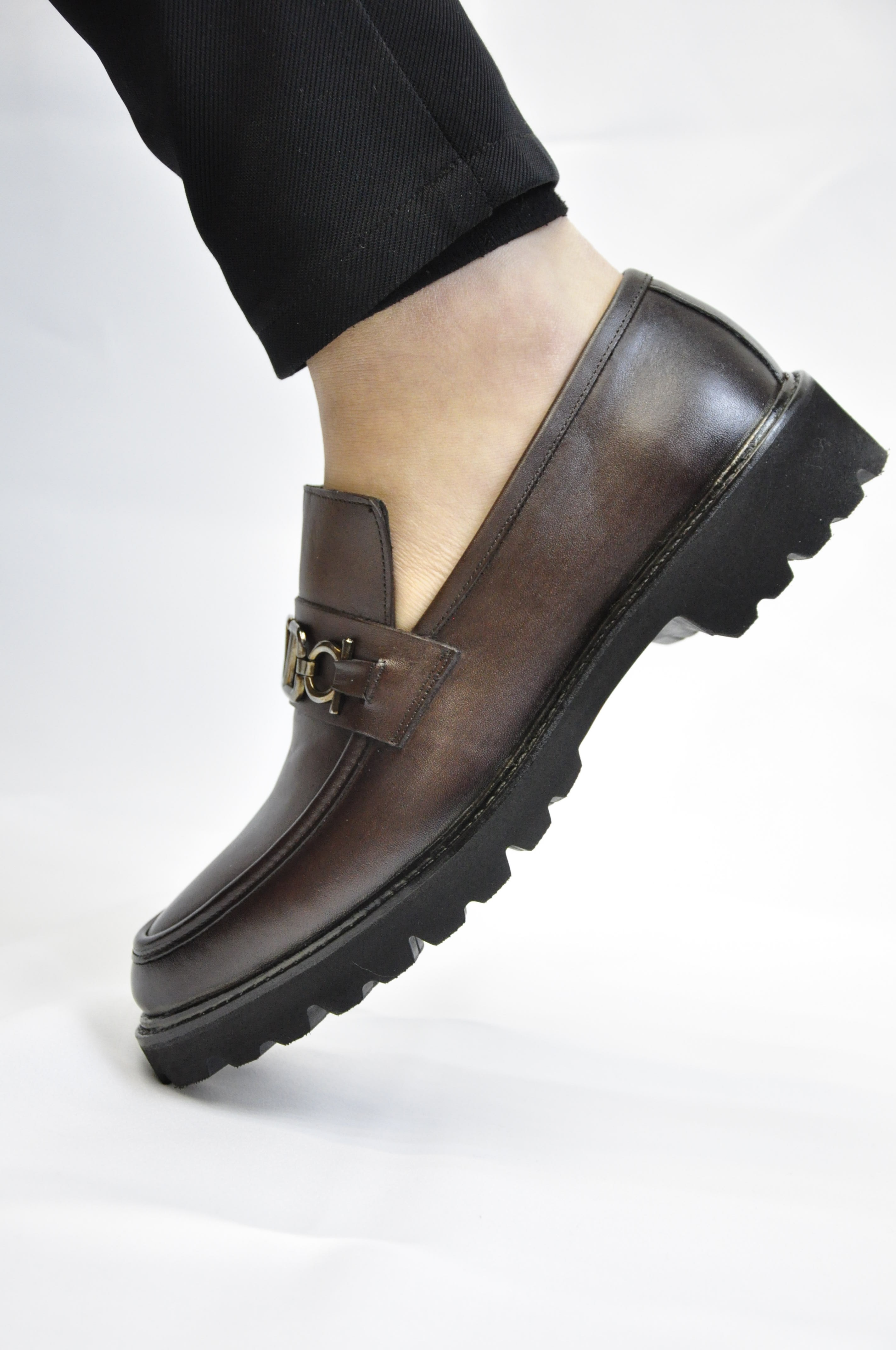 Vilens Model Hakiki Natural Deri Casual Ayakkabı - Kahverengi