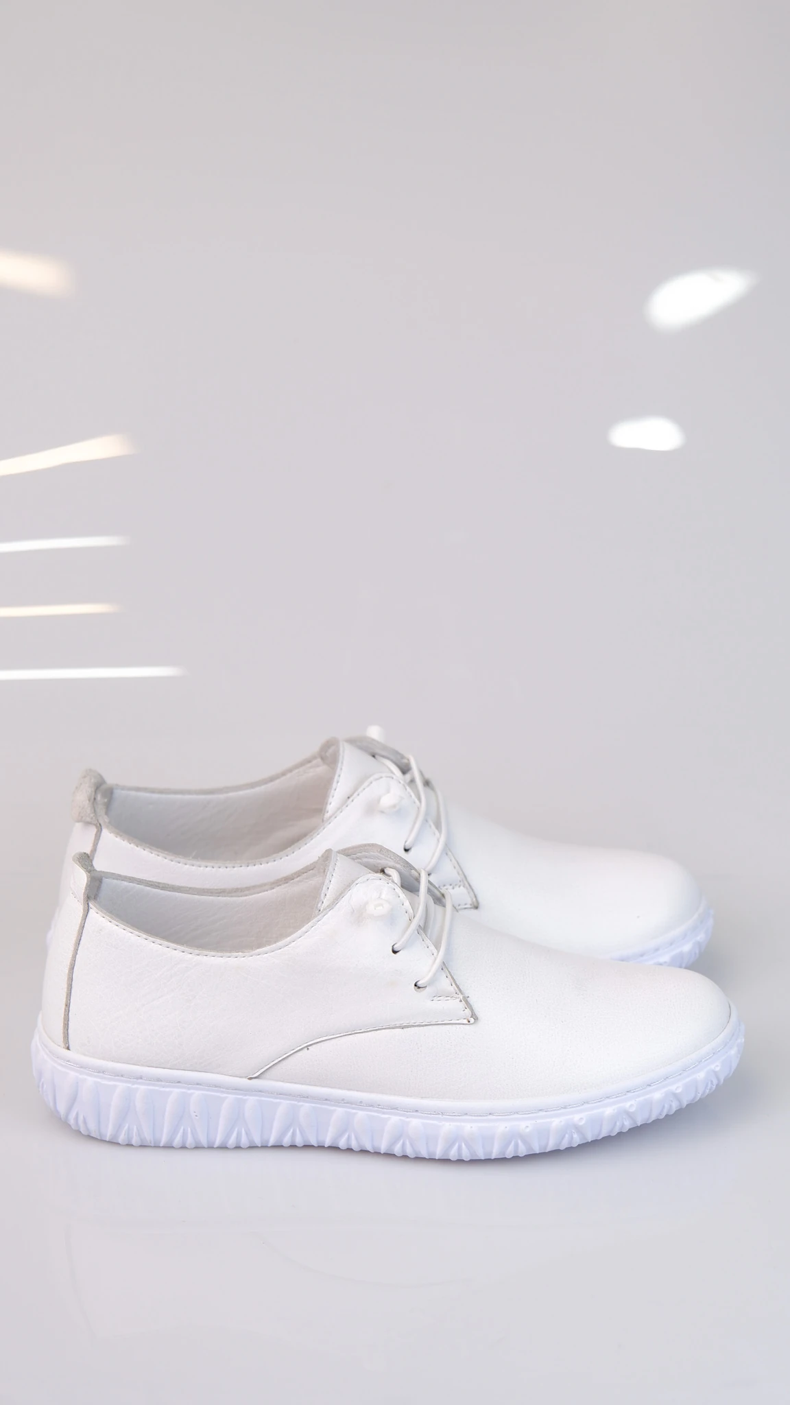 Ivory Model Hakiki Deri Kadın Loafer Ayakkabı