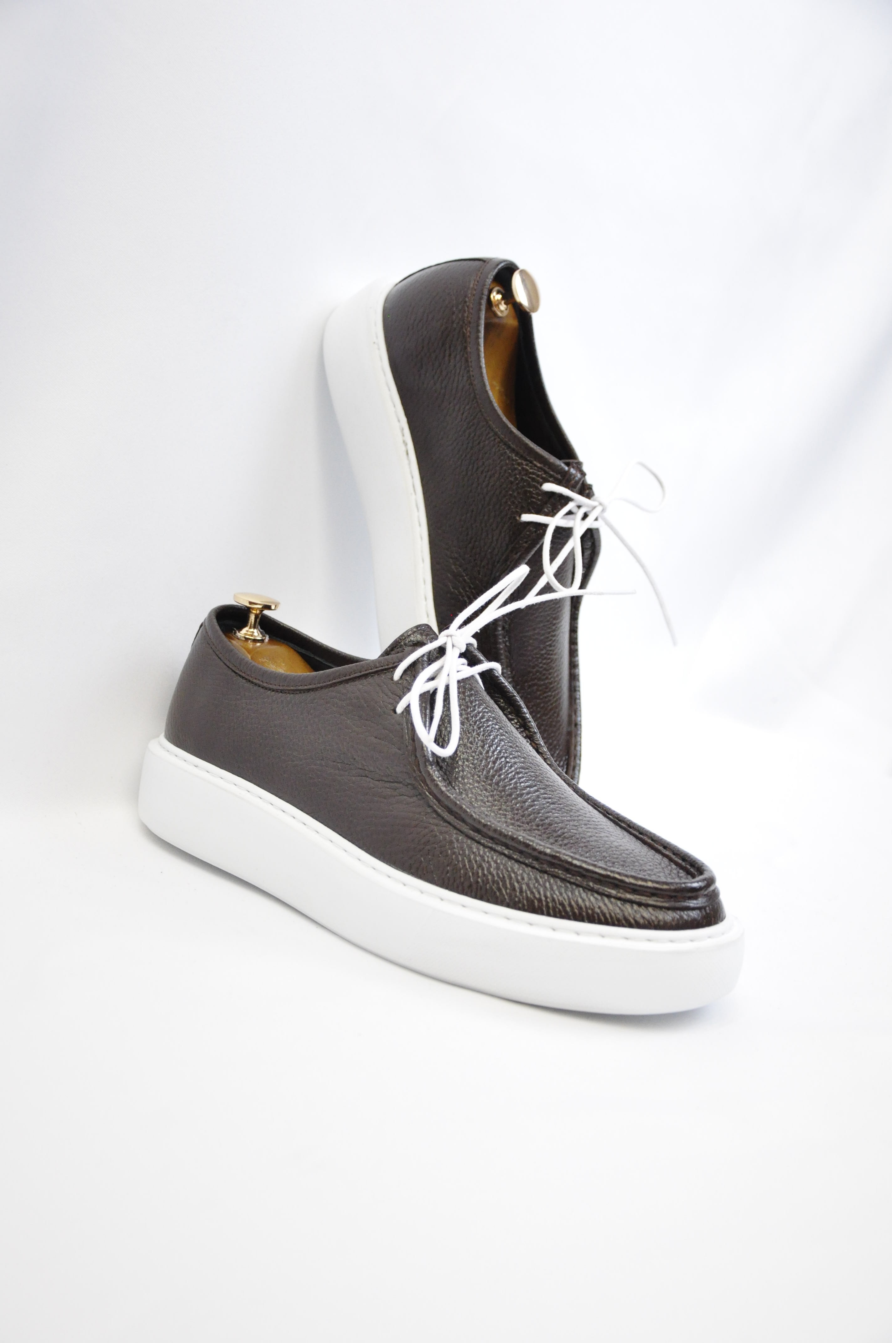 Leo Model Hakiki Natural Floater Deri Loafer Ayakkabı - Kahverengi