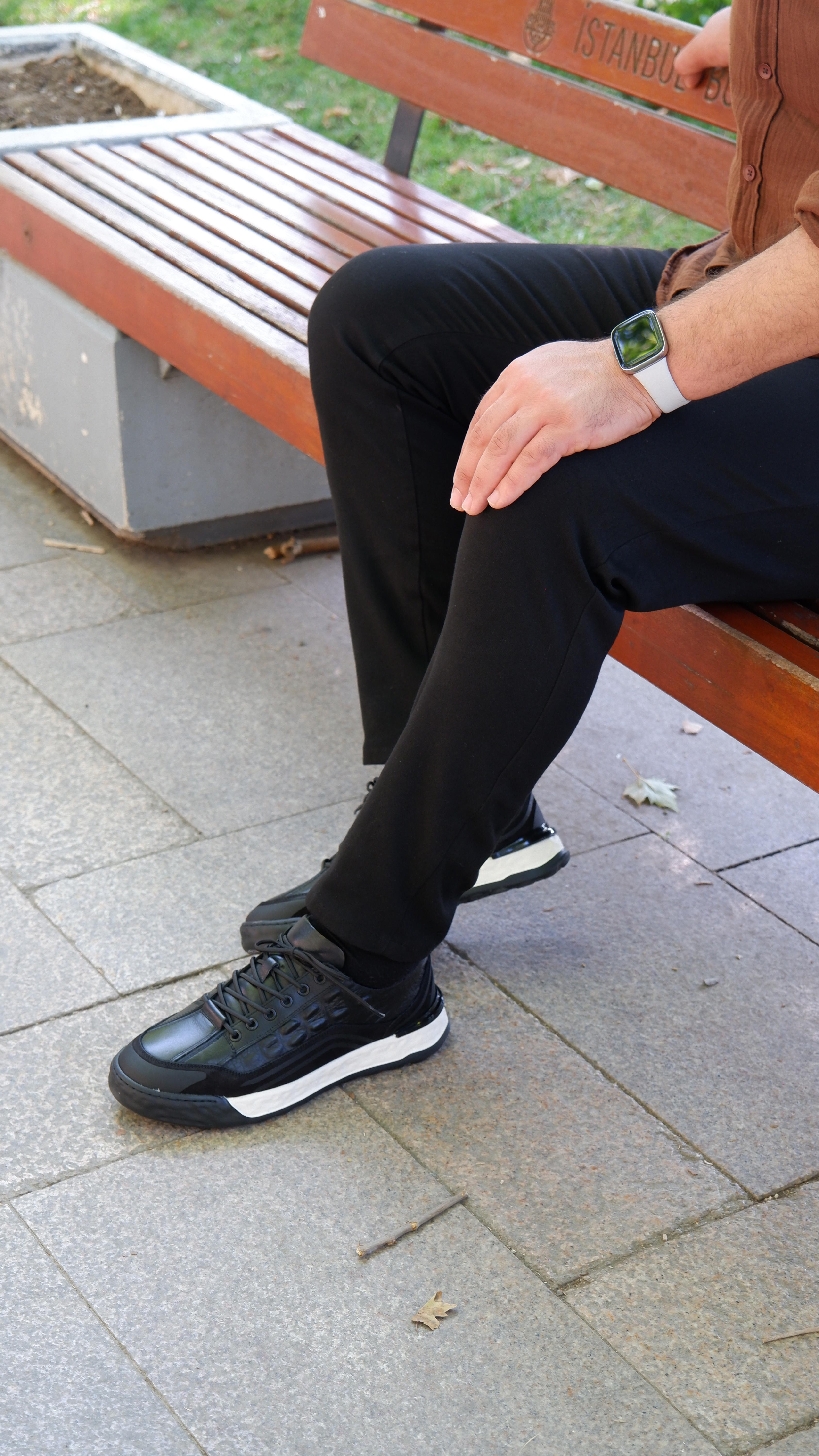Fow Model Hakiki Natural Deri İthal Taban Sneaker. Ayakkabı
