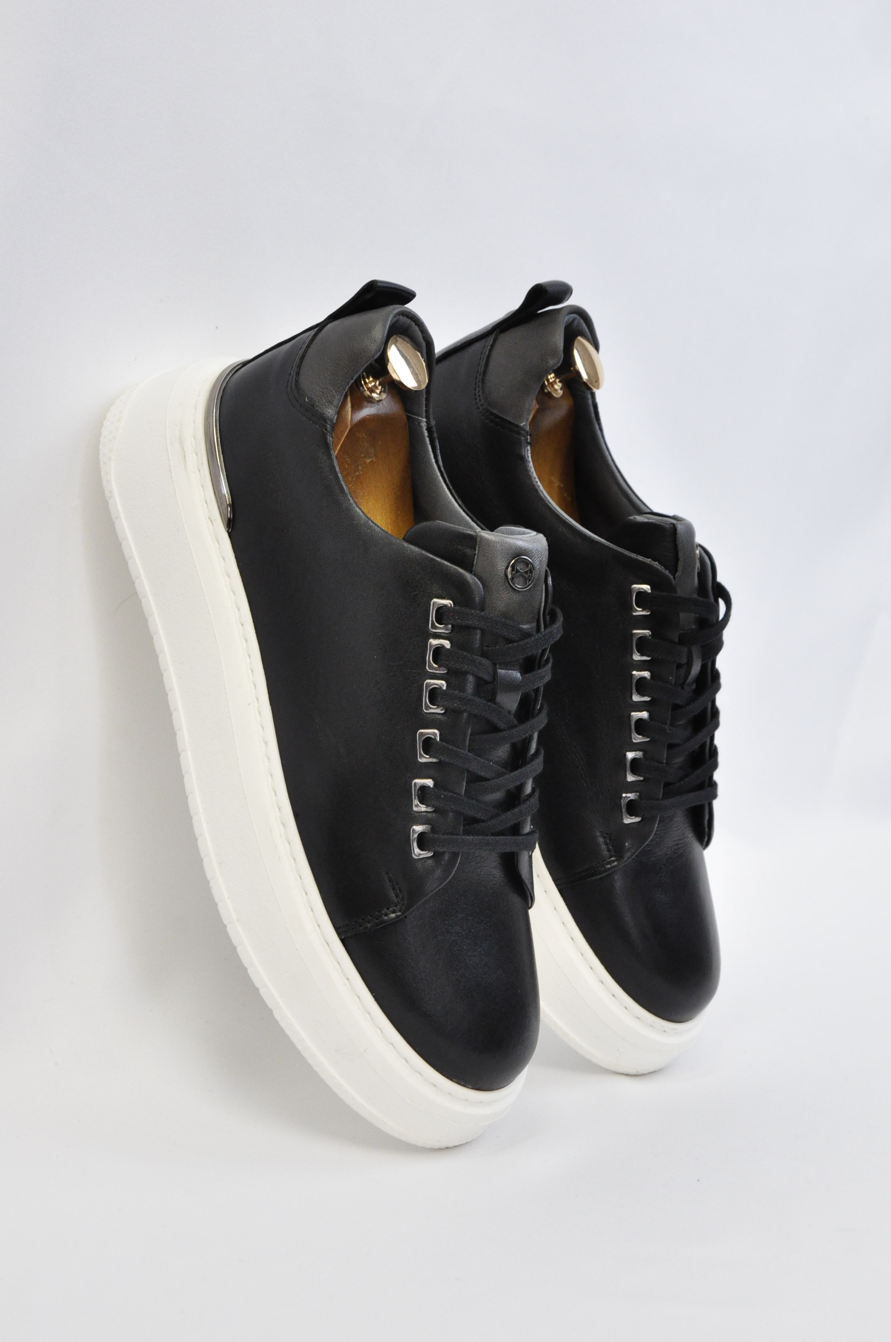 Moliere Model Hakiki Natural Deri Demir Detaylı Sneaker Ayakkabı