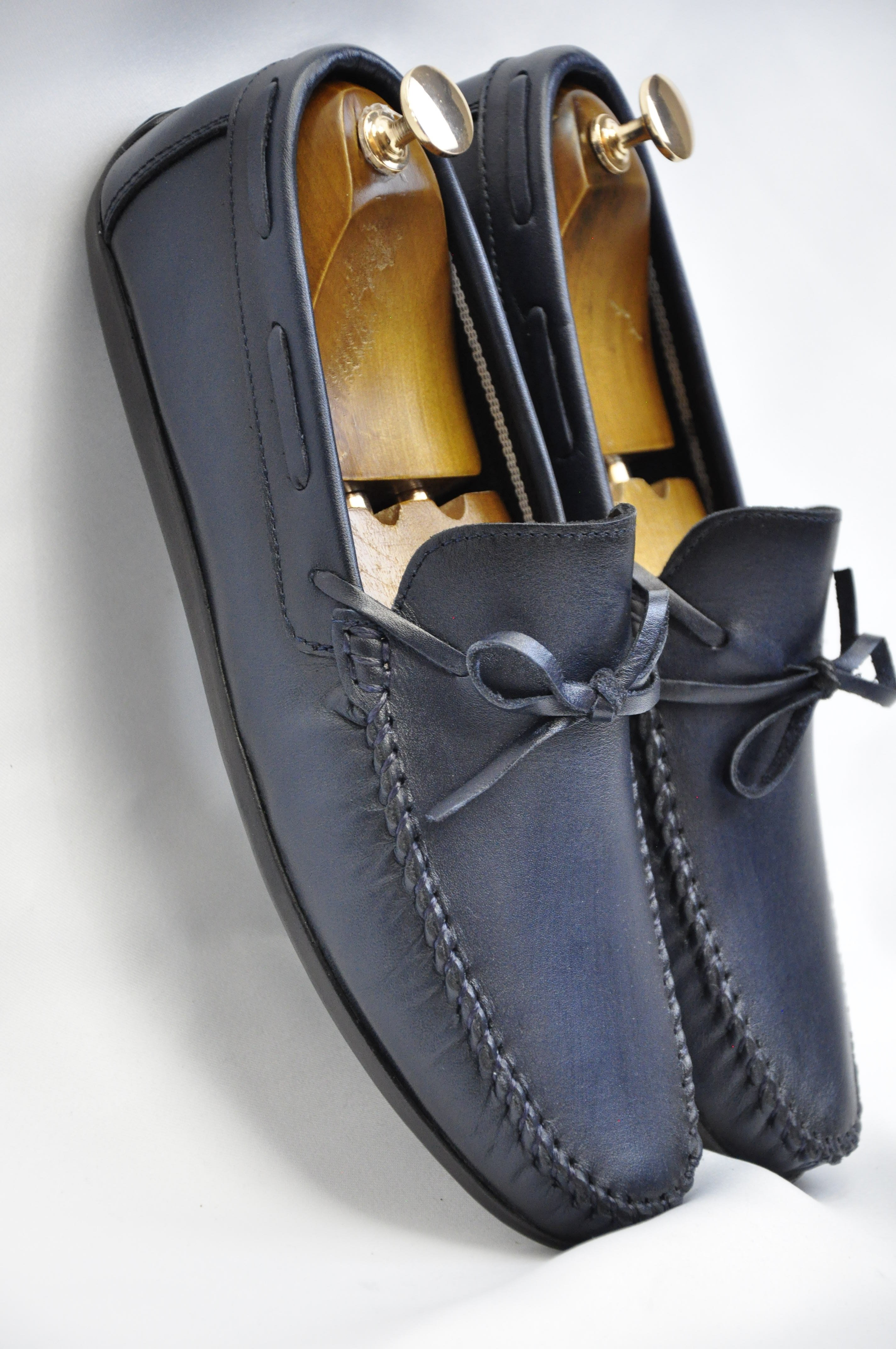 Roc Model Hakiki Natural Deri LoaferAyakkabı - LACİVERT