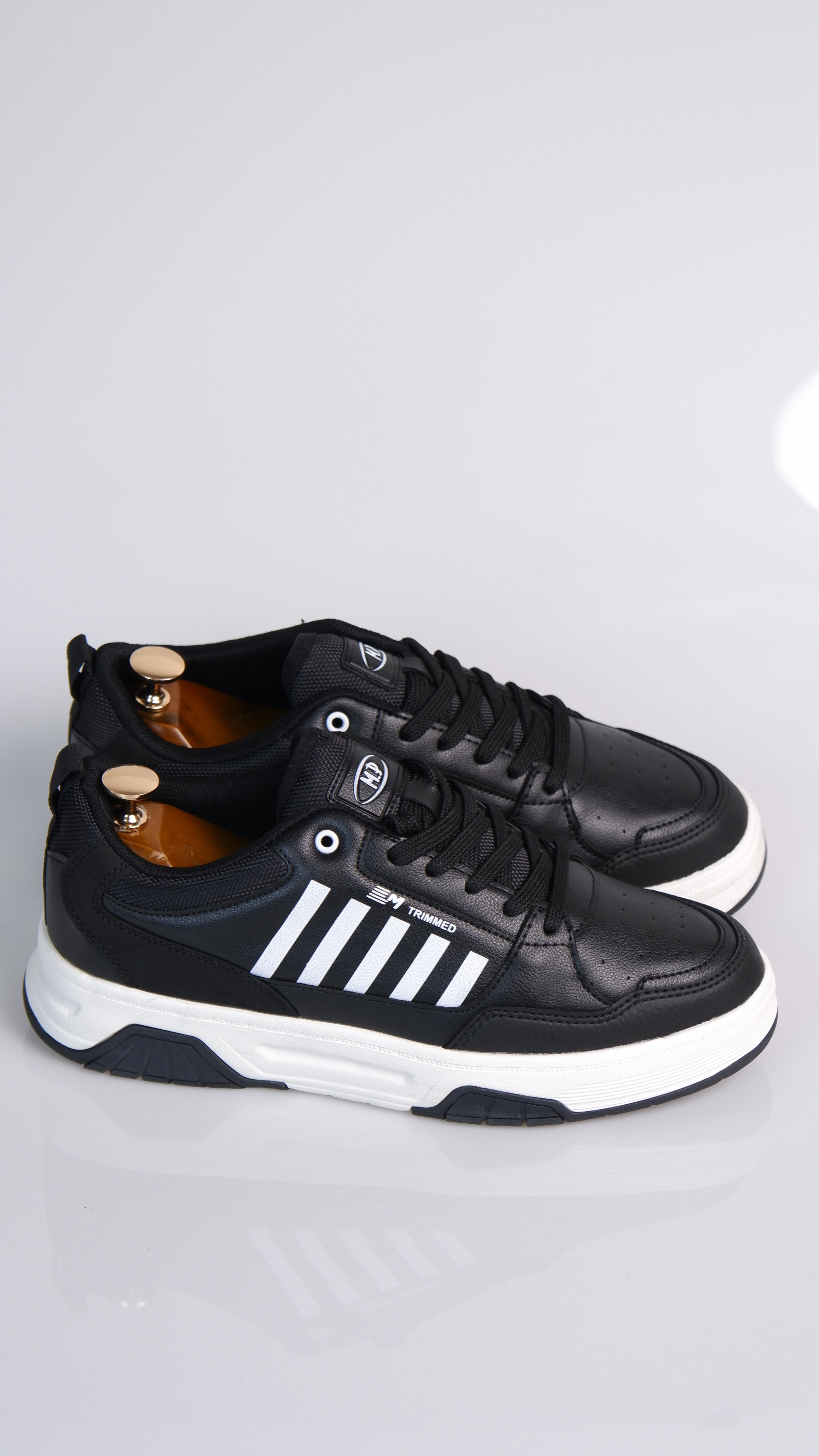 Bladder Model Hakiki Natural Sneaker Ayakkabı - Siyah B