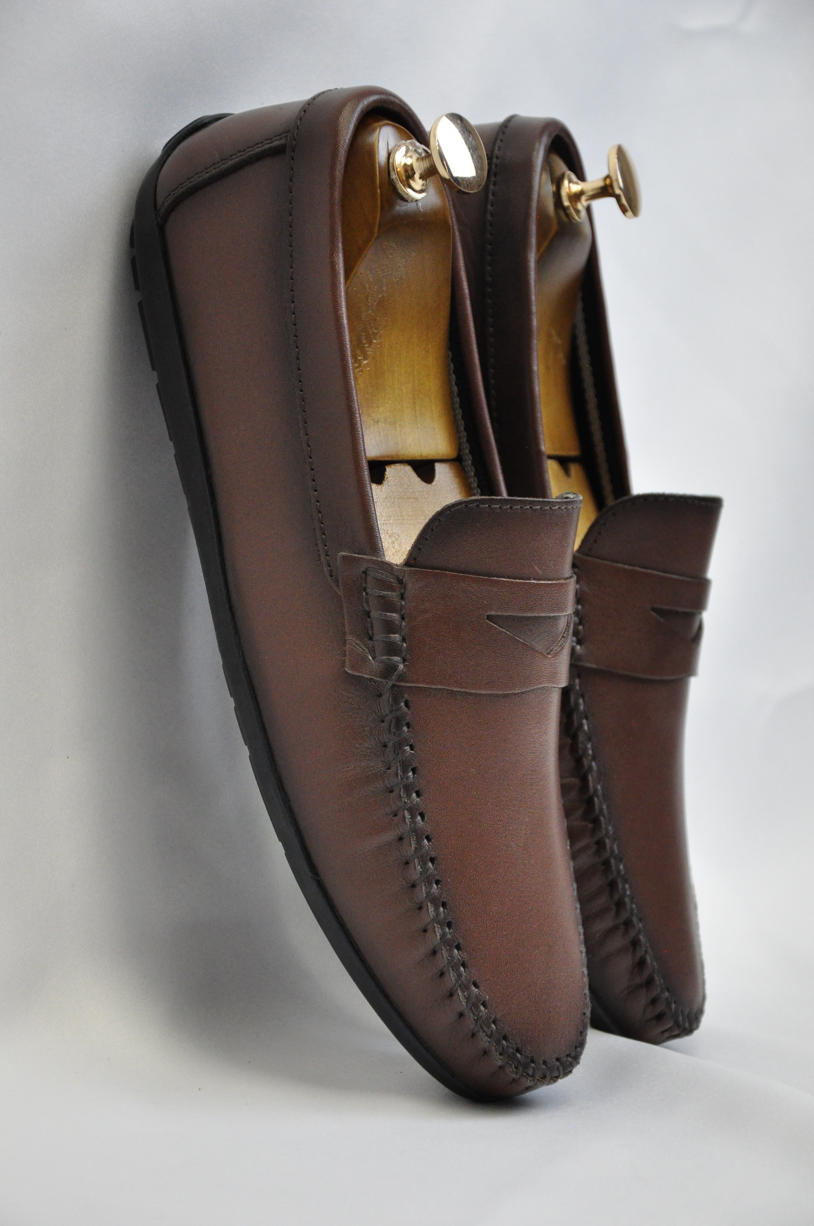 Roc Model Hakiki Natural Deri Loafer Ayakkabı - Kahverengi